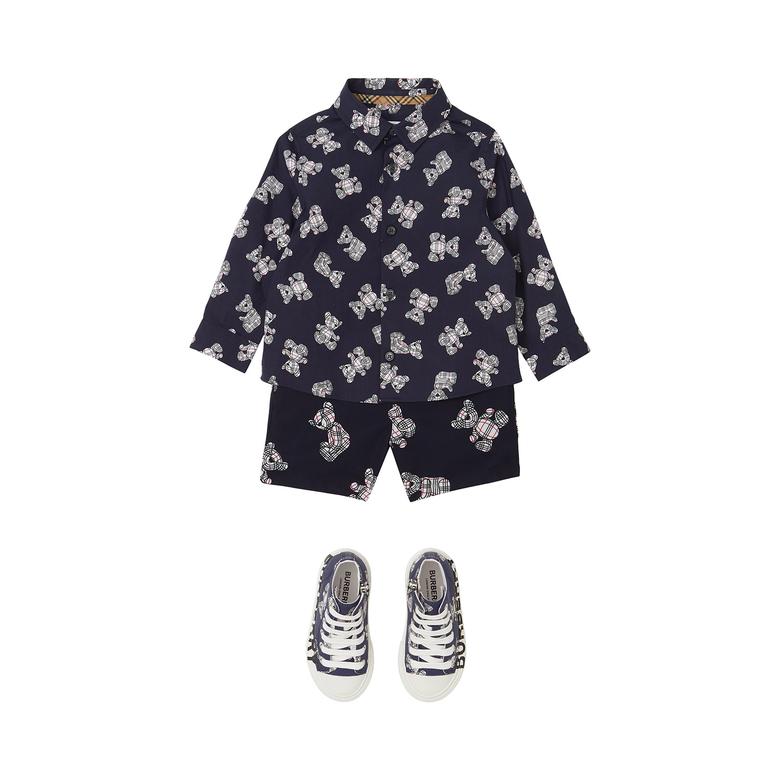 Burberry Çocuk Lacivert Şort