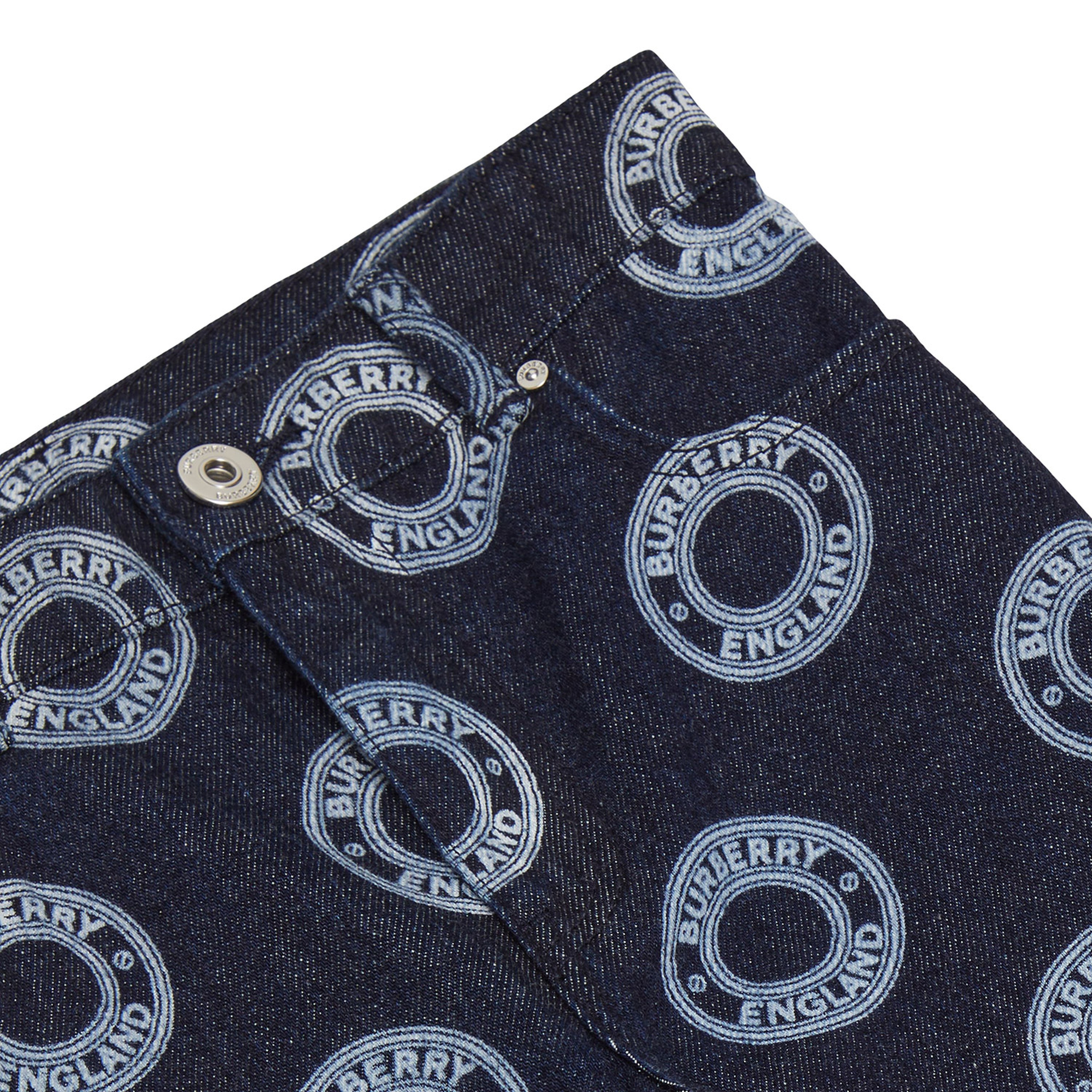 Burberry Çocuk Mavi Pantolon