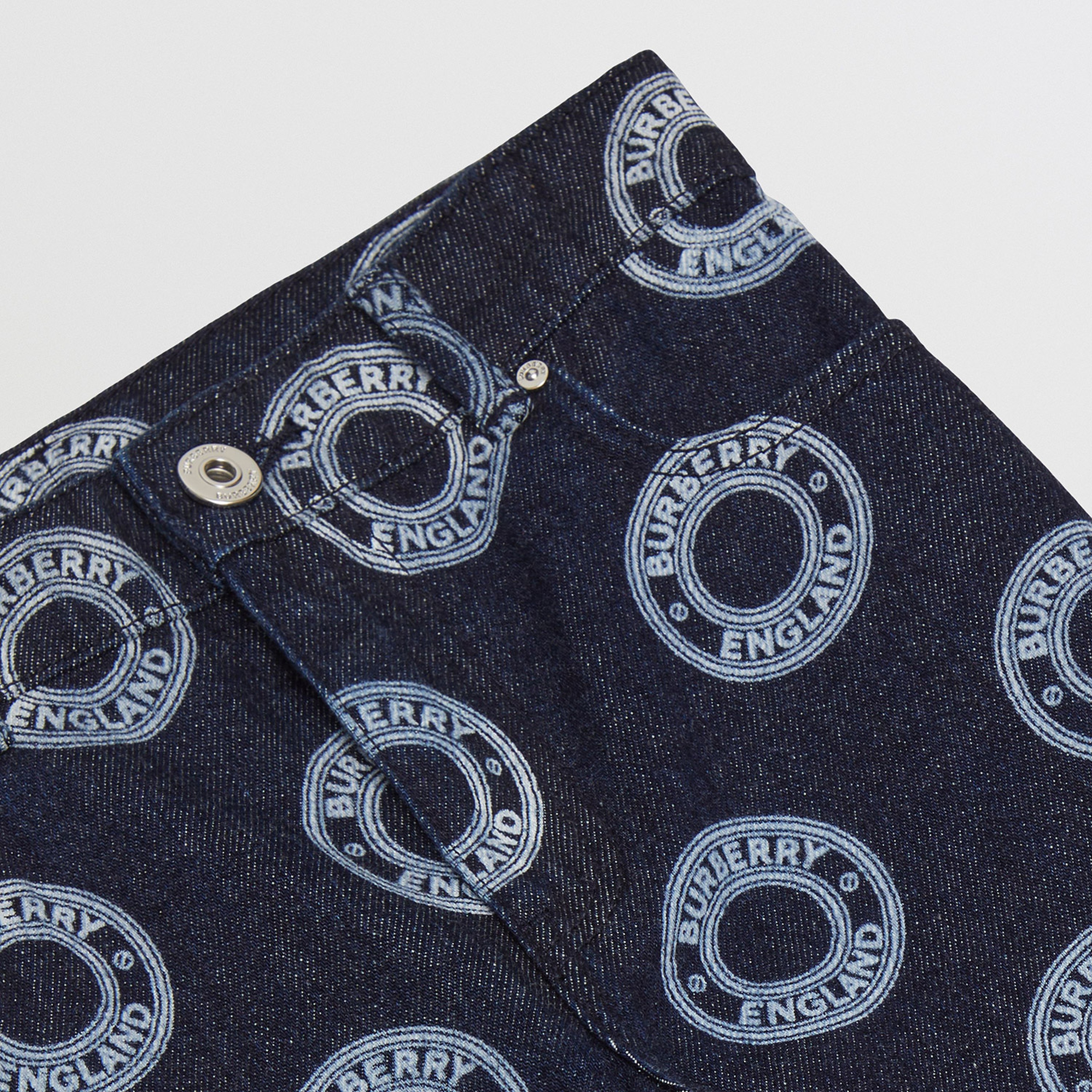 Burberry Çocuk Mavi Pantolon