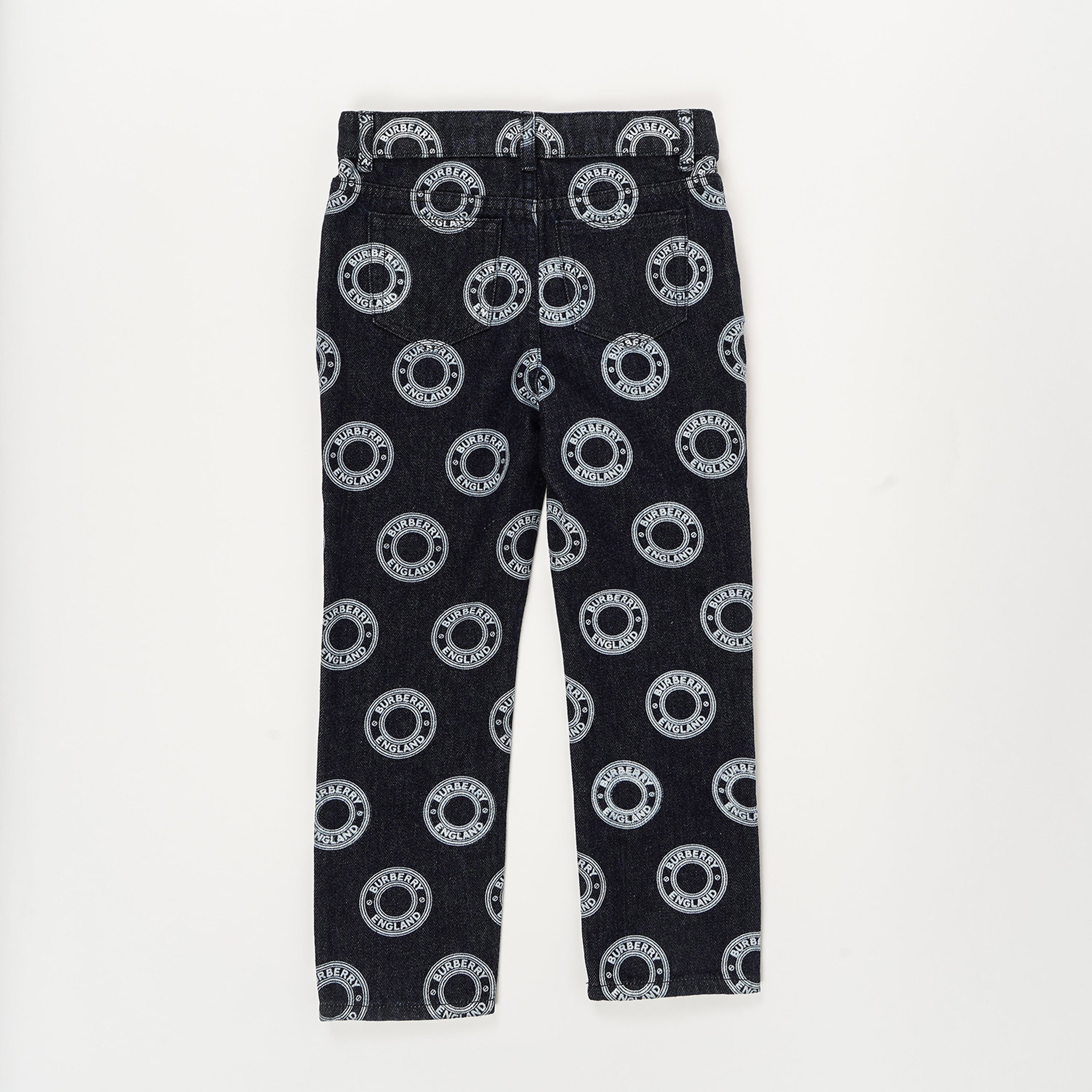 Burberry Çocuk Mavi Pantolon