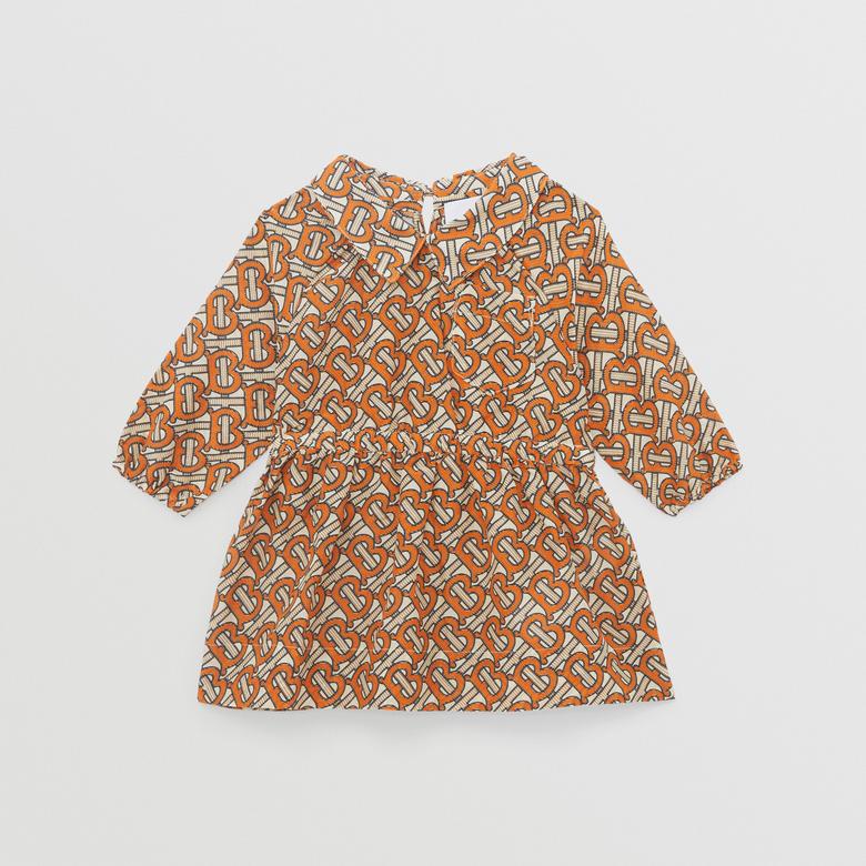 Burberry Çocuk Turuncu Elbise