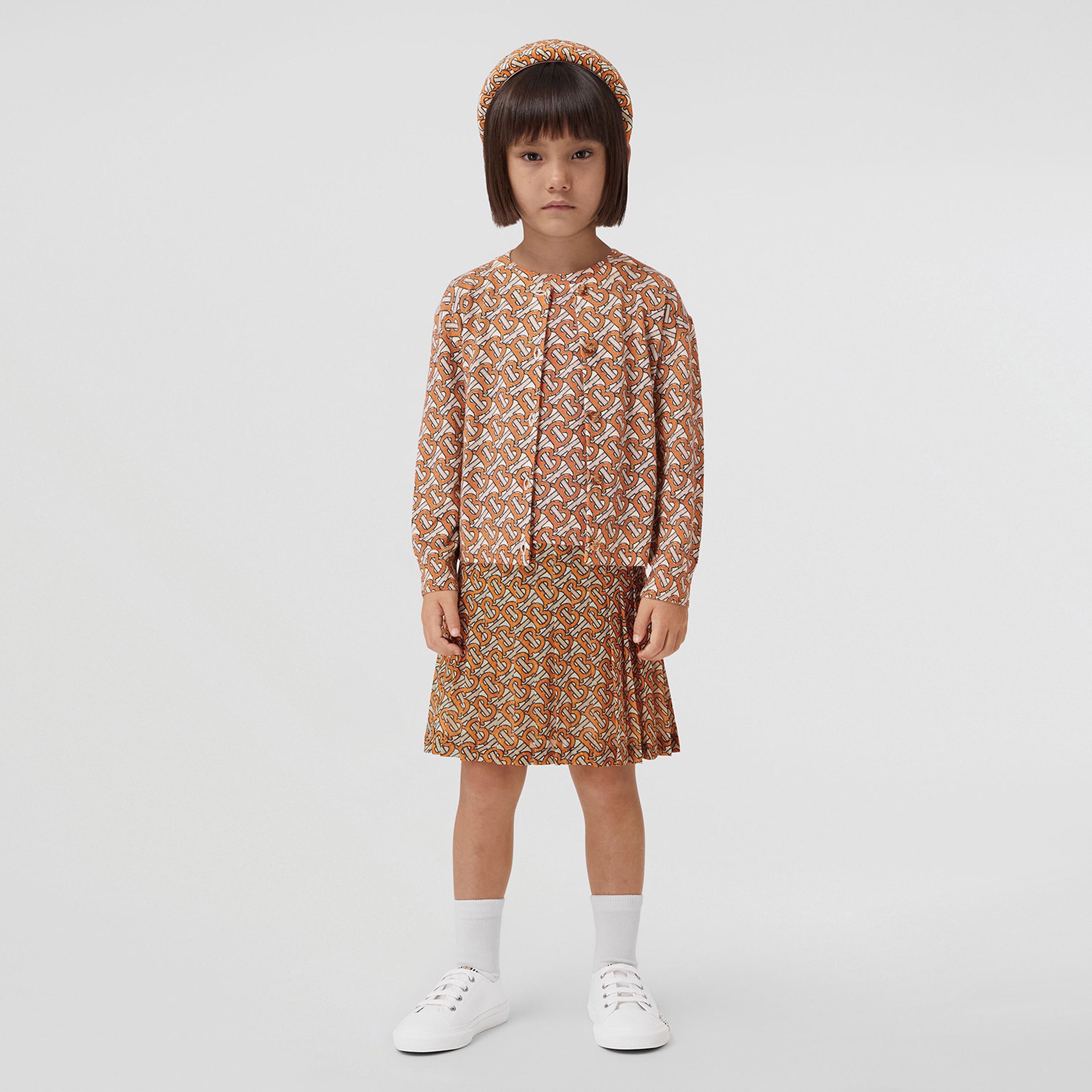 Burberry Çocuk Turuncu Etek