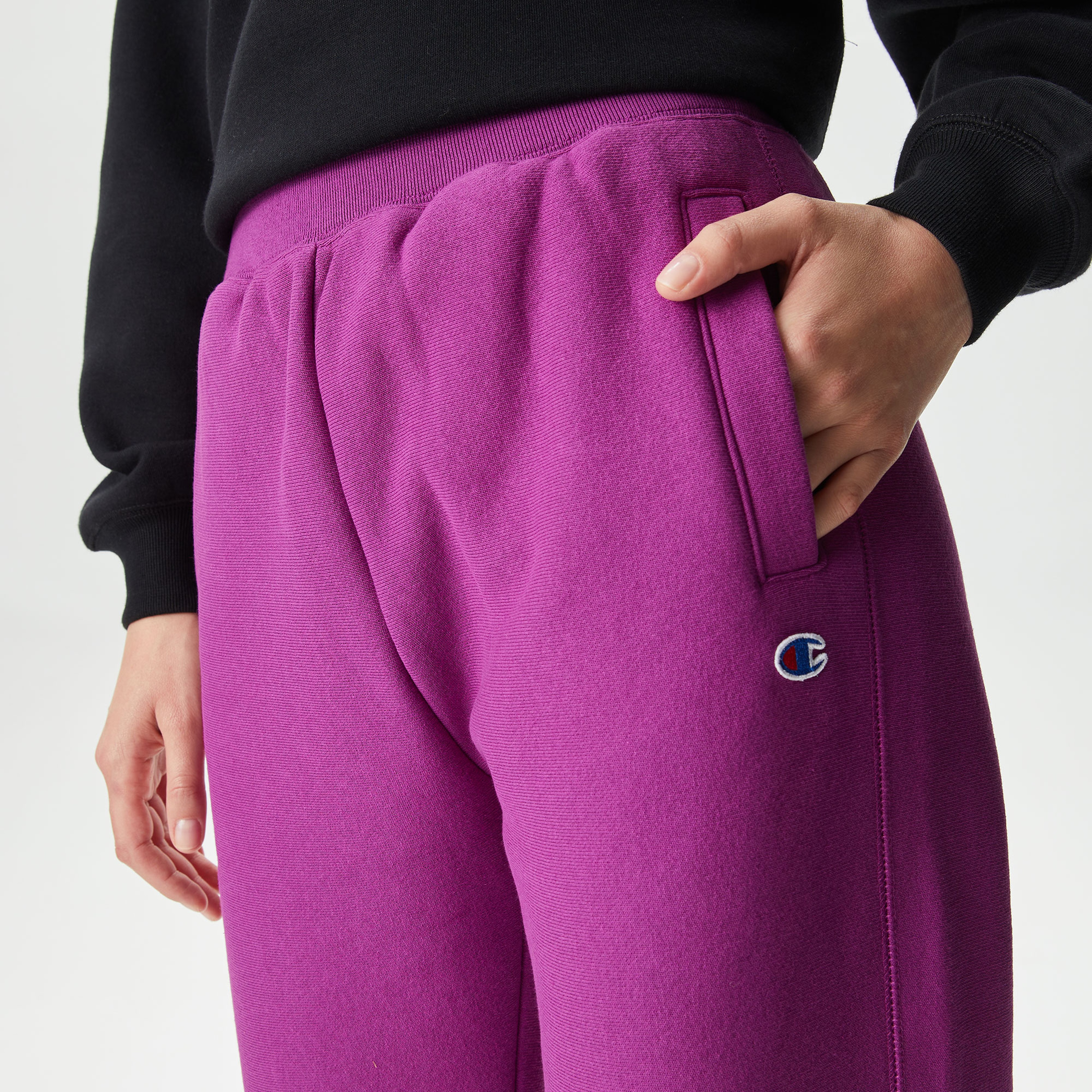 Champion Elastic Cuff Kadın Mor Eşofman Altı