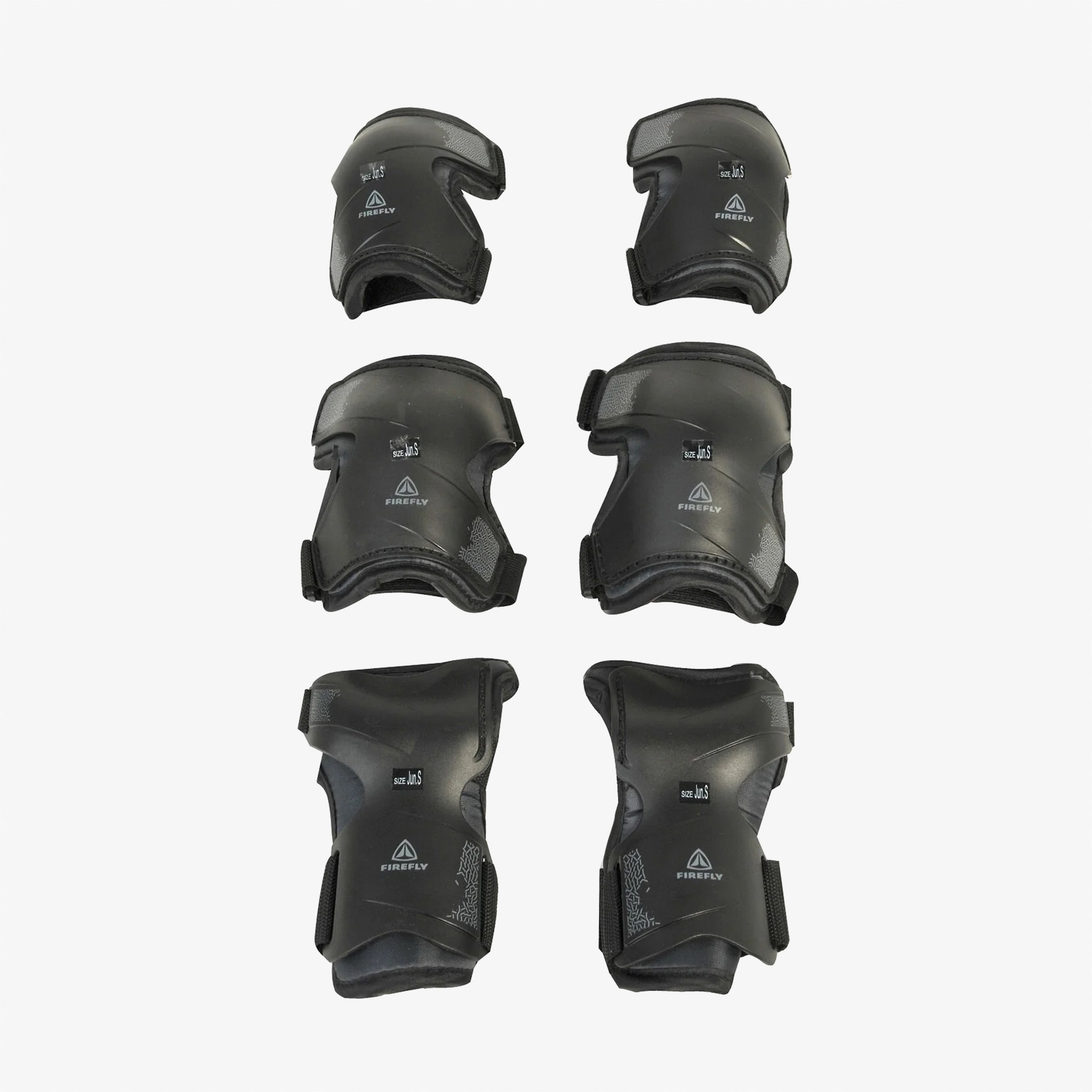 Firefly Leisureline 2.0 Çocuk Siyah Diz & Dirsek Korumalığı