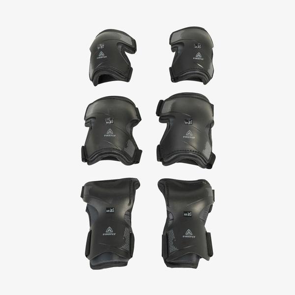 Firefly Leisureline 2.0 Çocuk Siyah Diz & Dirsek Korumalığı