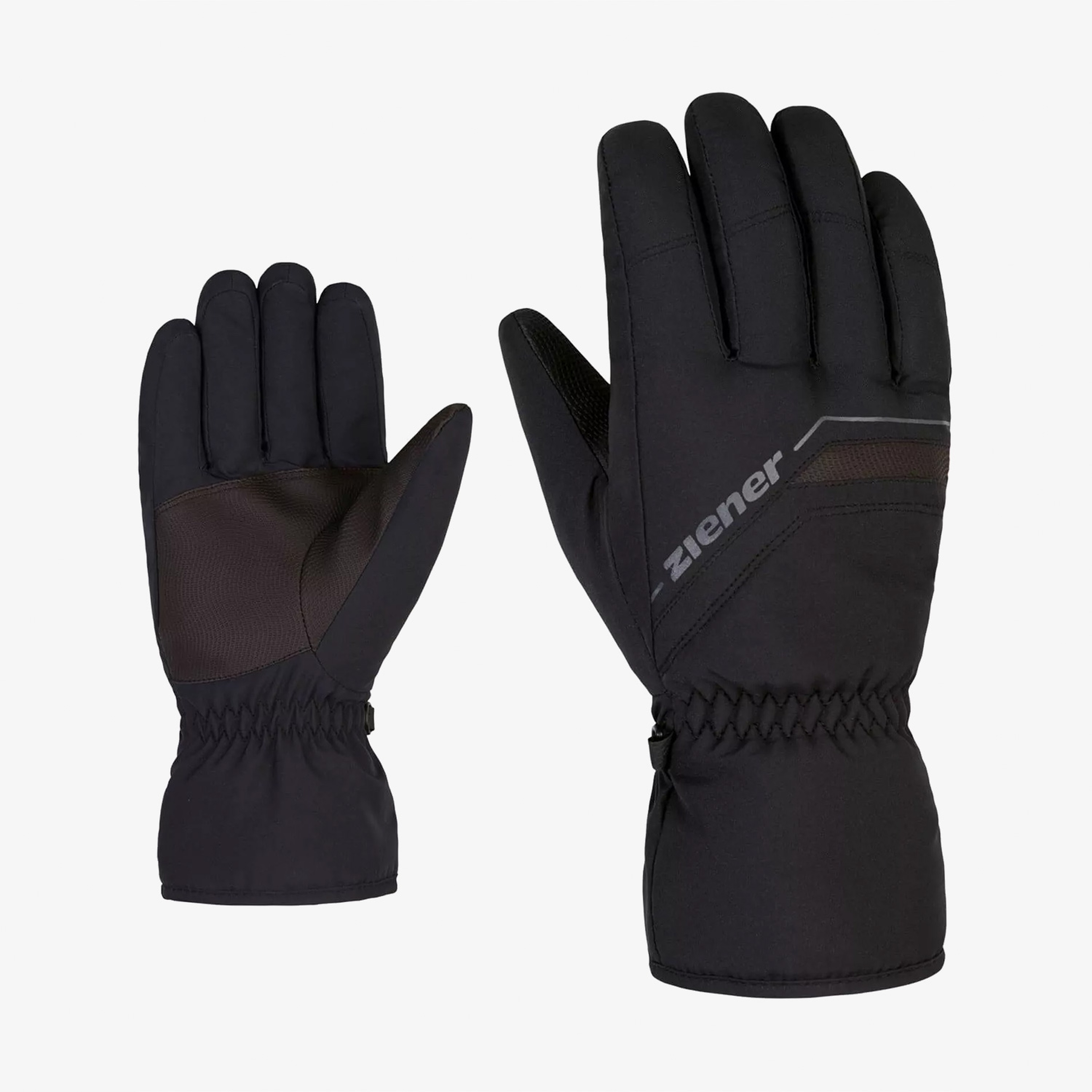 Ziener Grumas Kadın Siyah Kayak Eldiveni