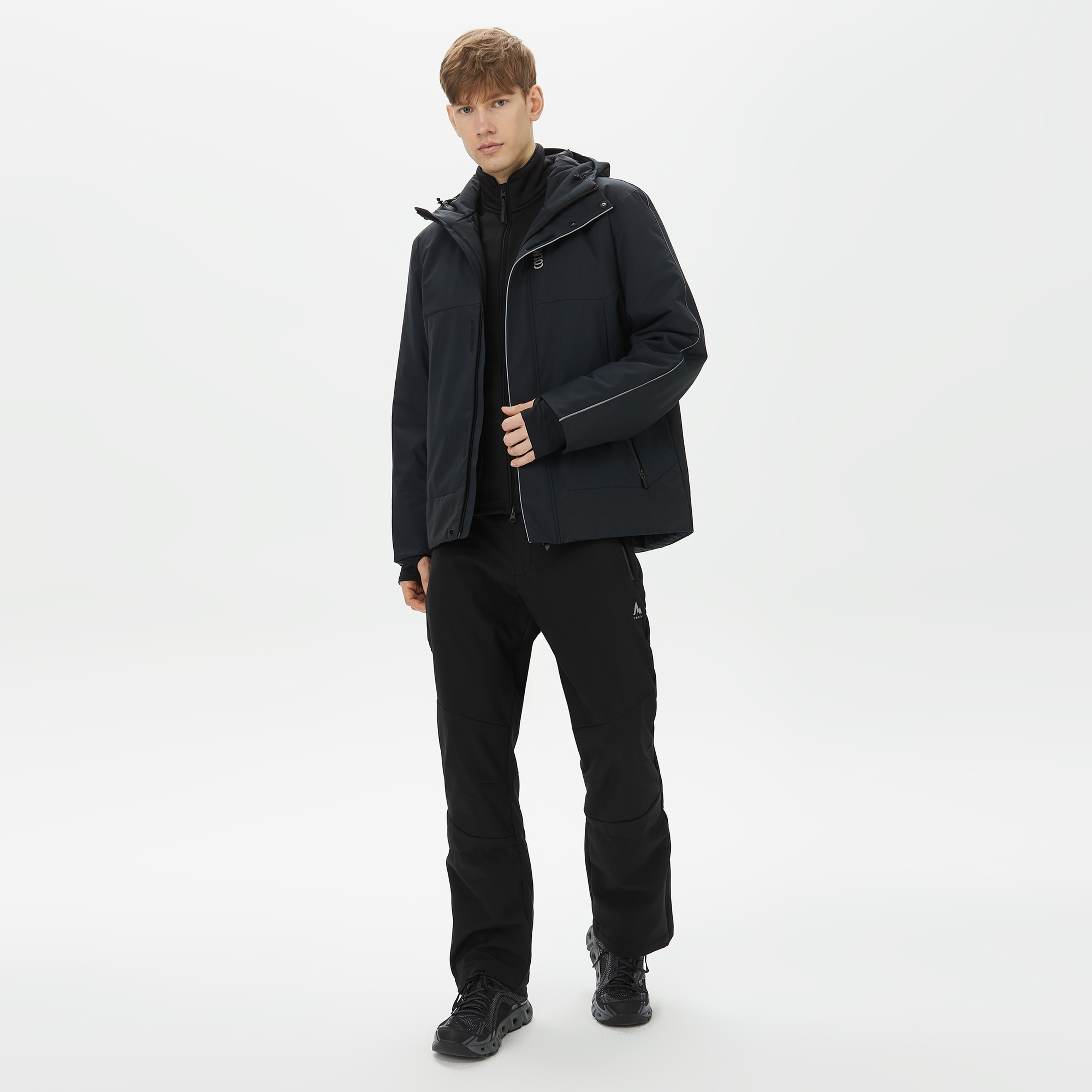 Colmar Sapporo-Rec Erkek Siyah Kayak Montu