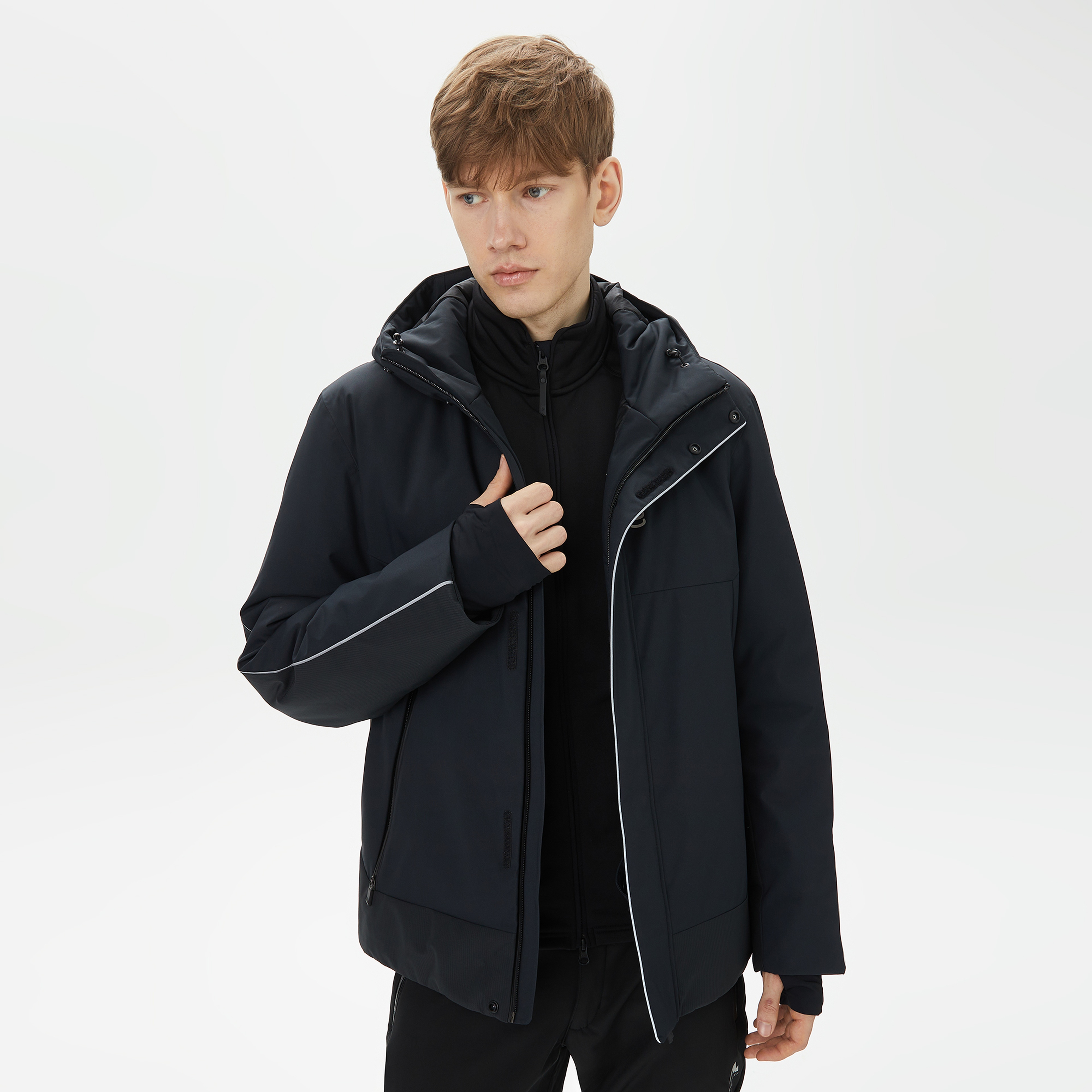 Colmar Sapporo-Rec Erkek Siyah Kayak Montu