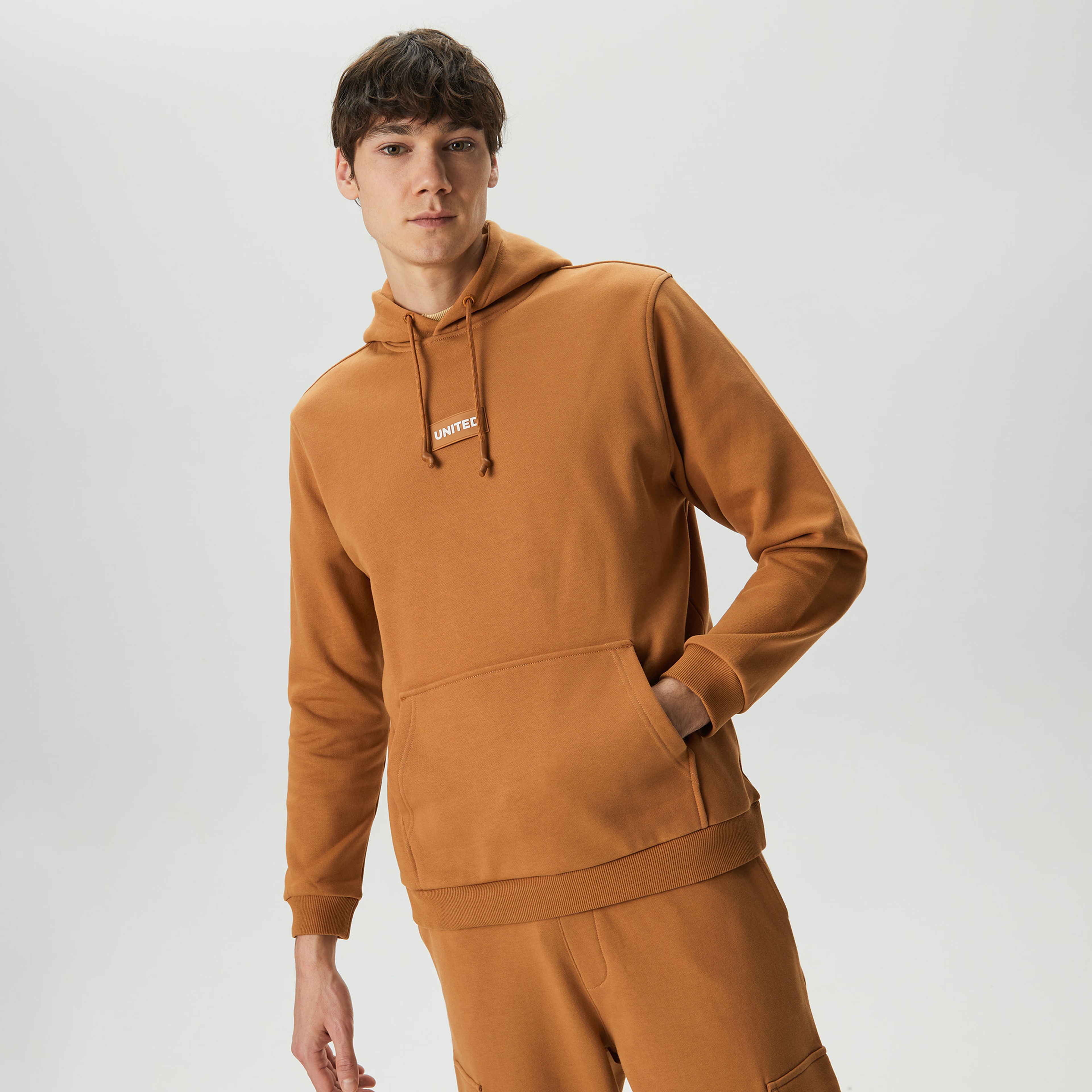 UNITED4 Erkek Kahverengi Sweatshirt