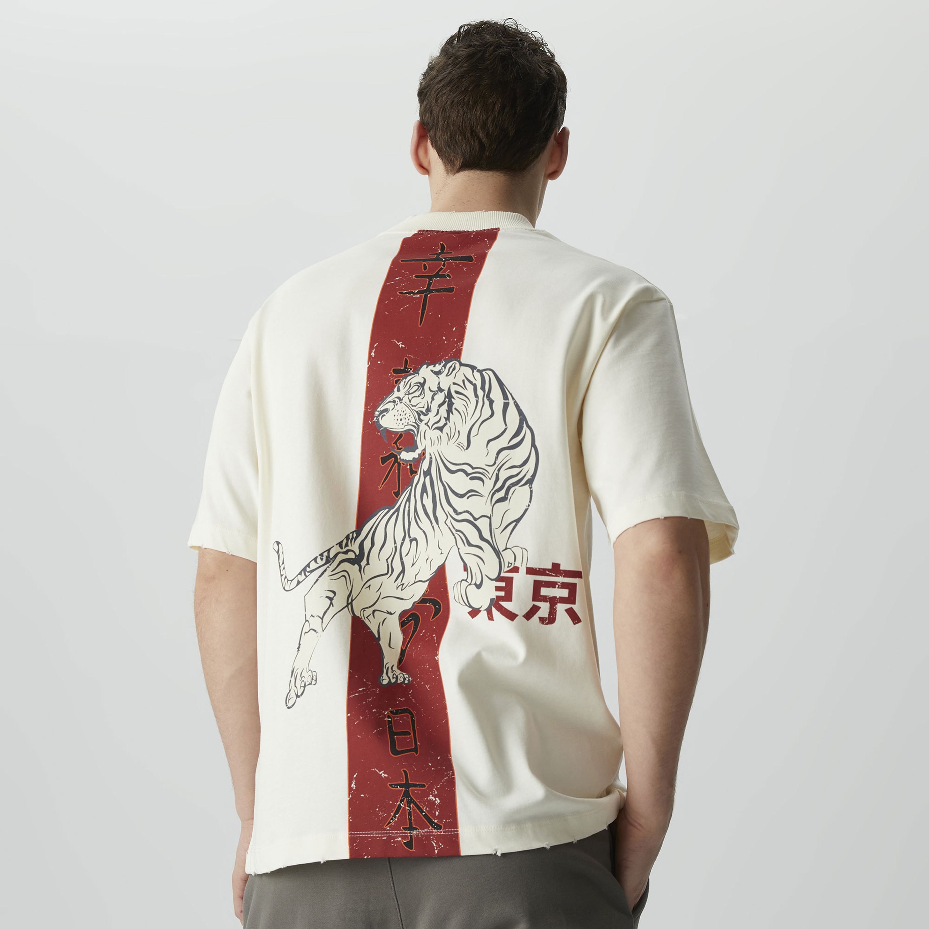 UNITED4 Erkek Beyaz T-Shirt