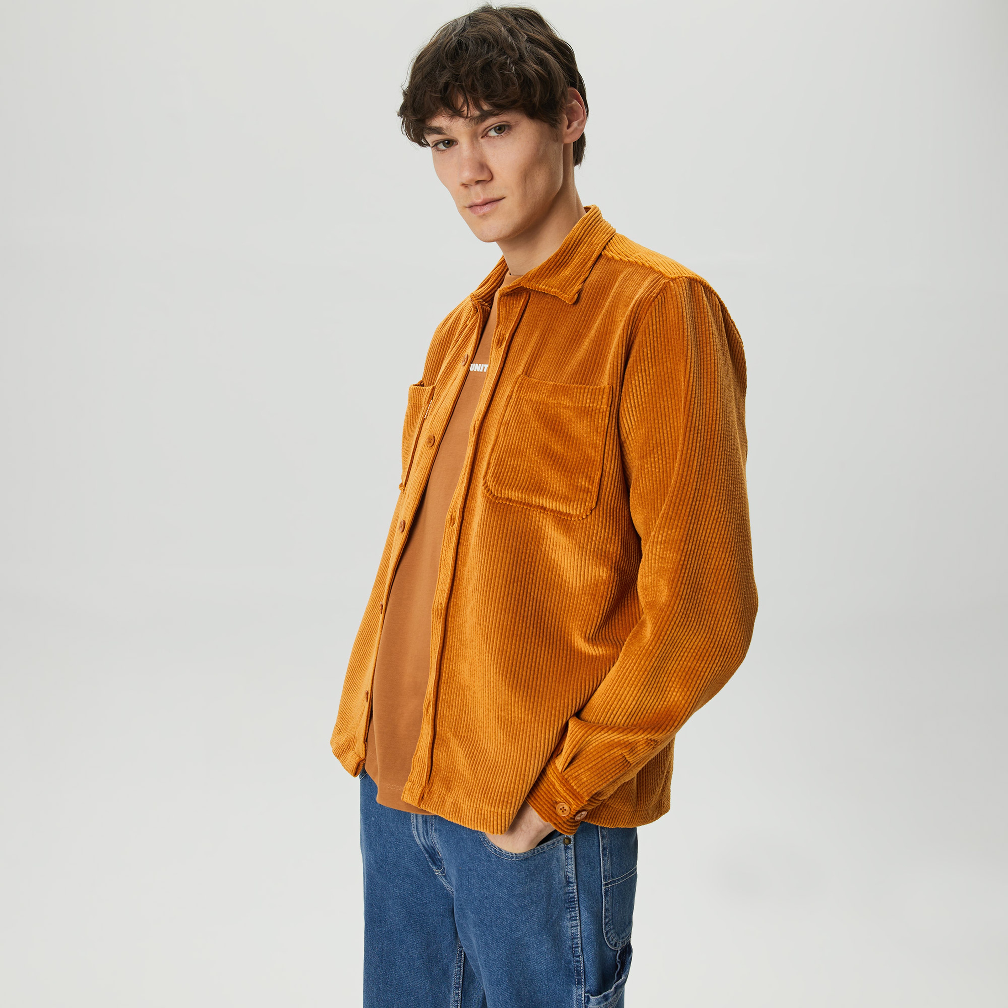 UNITED4 Erkek Sarı Gömlek