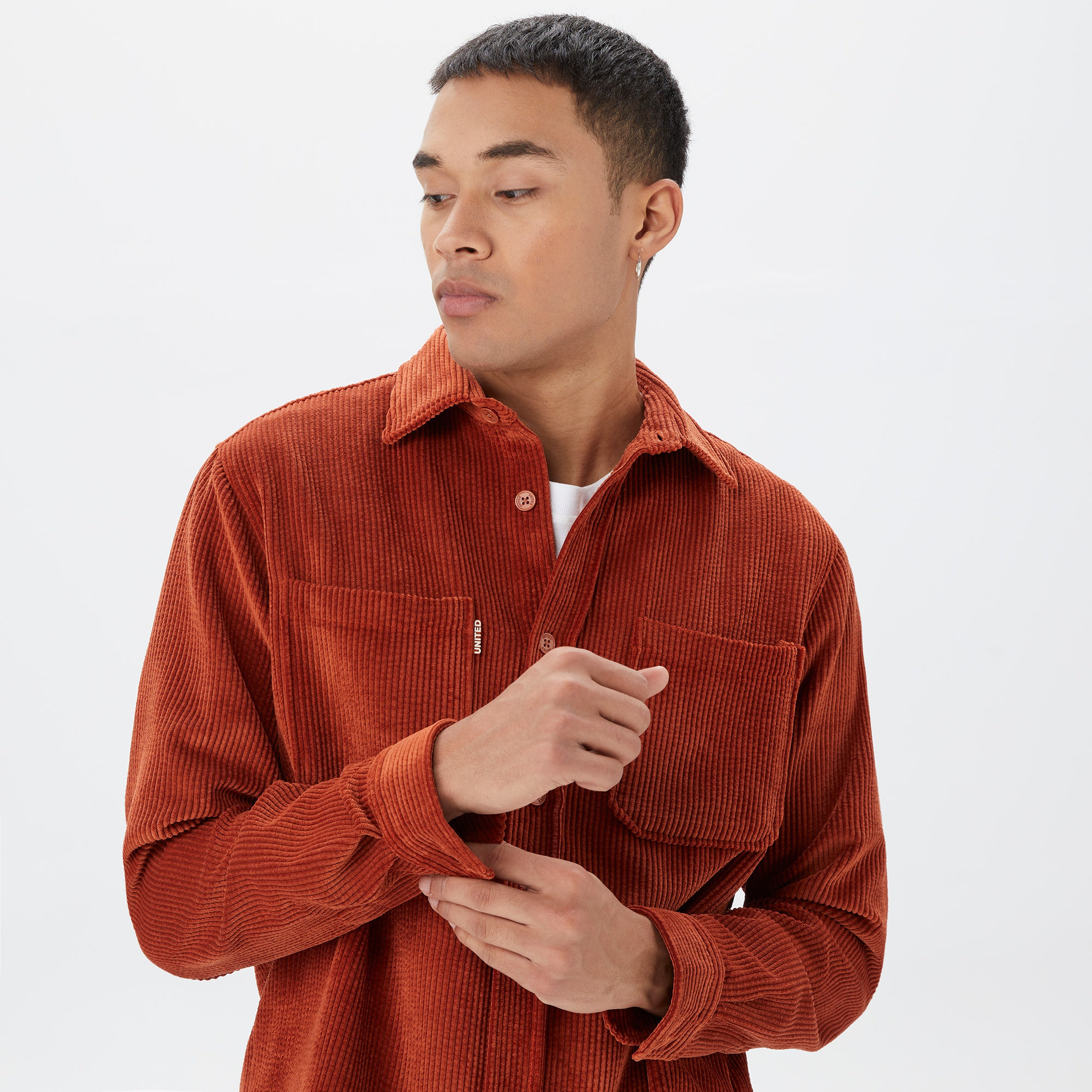 UNITED4 Erkek Kiremit Gömlek