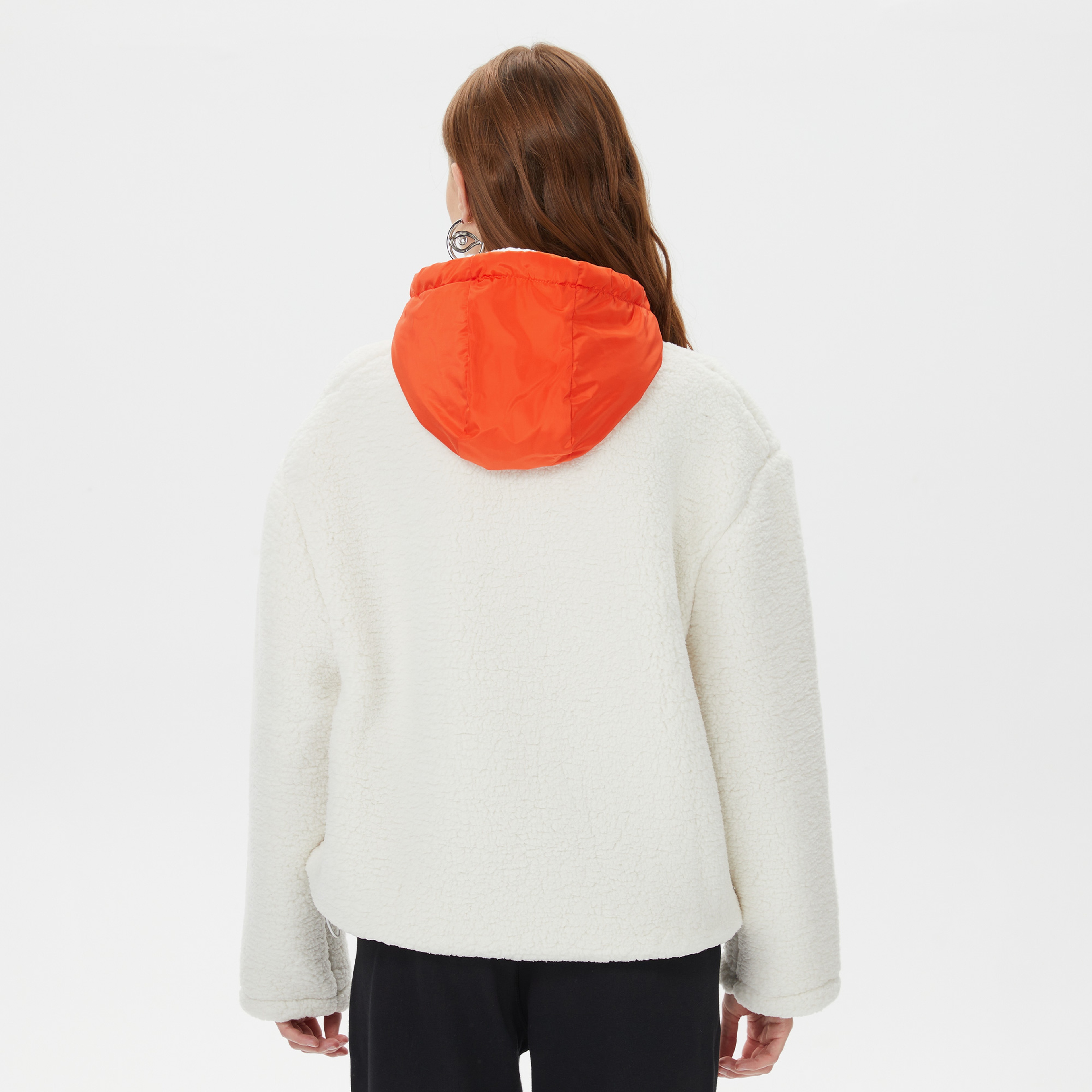 UNITED4 Kadın Beyaz Sweatshirt