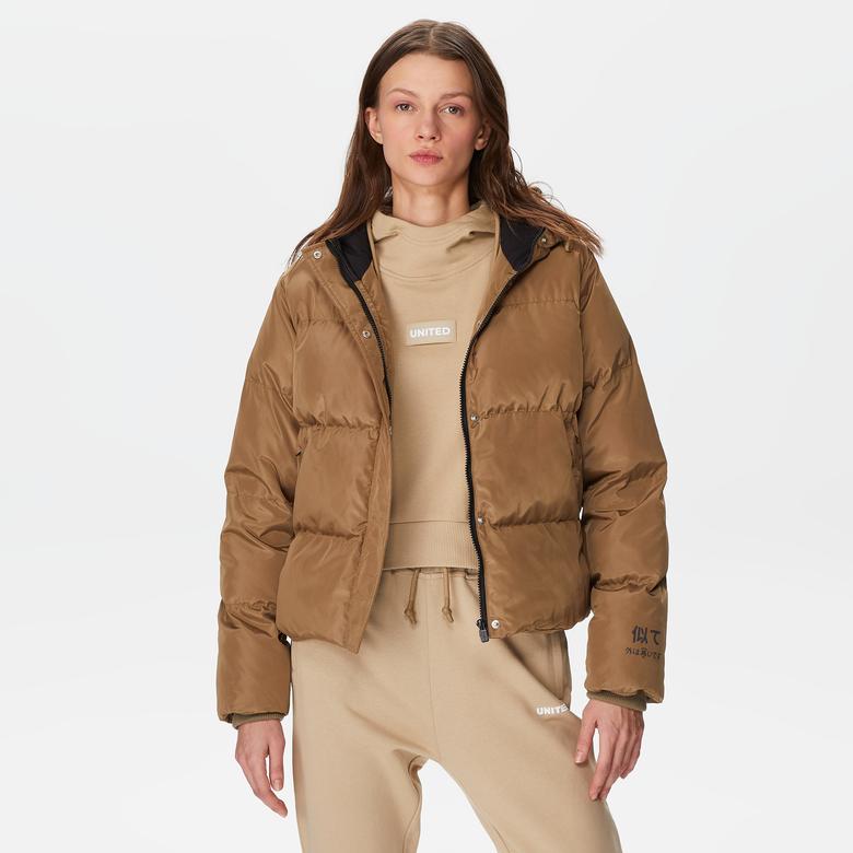 UNITED4 Classic Kadın Kahverengi Mont