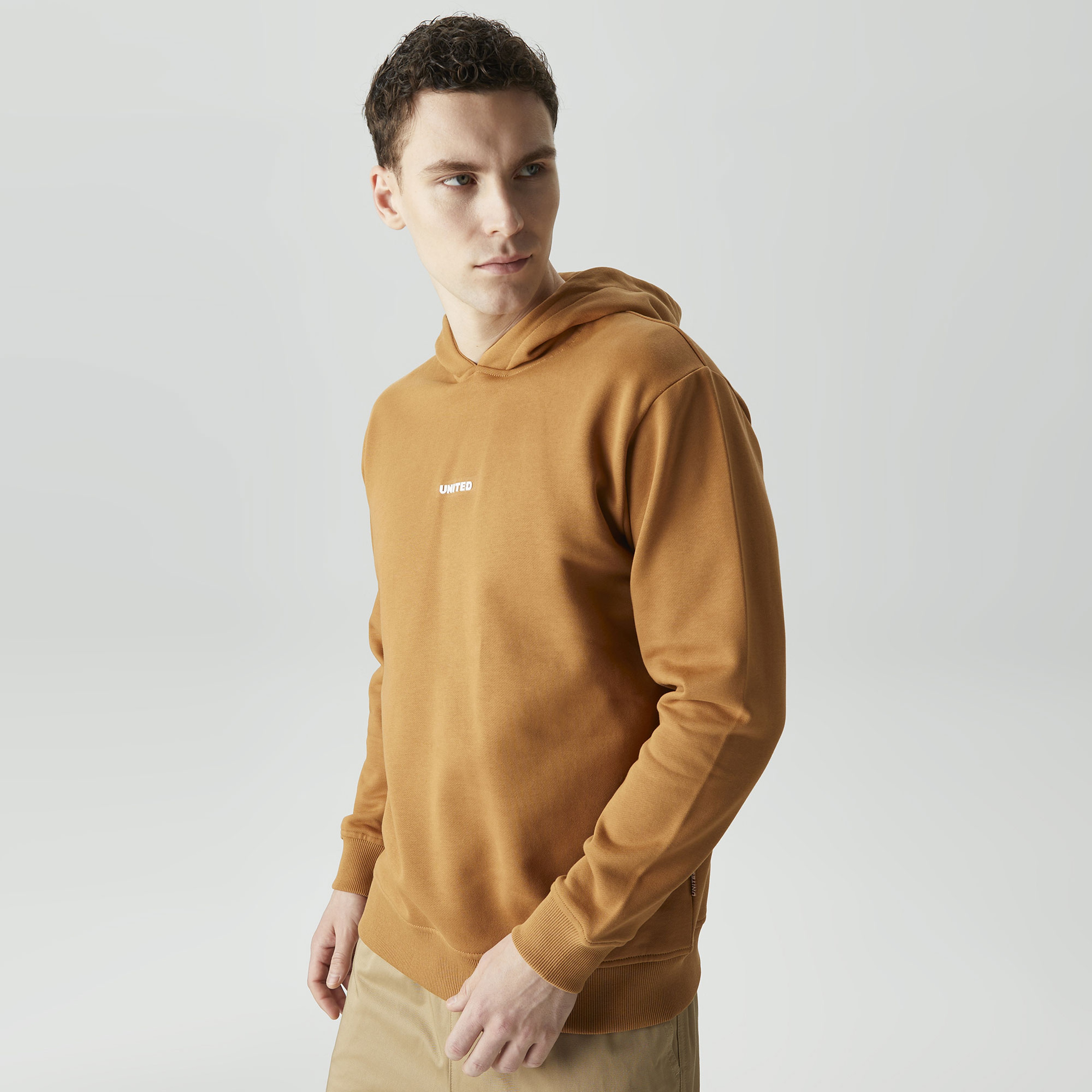 UNITED4 Erkek Kahverengi Sweatshirt