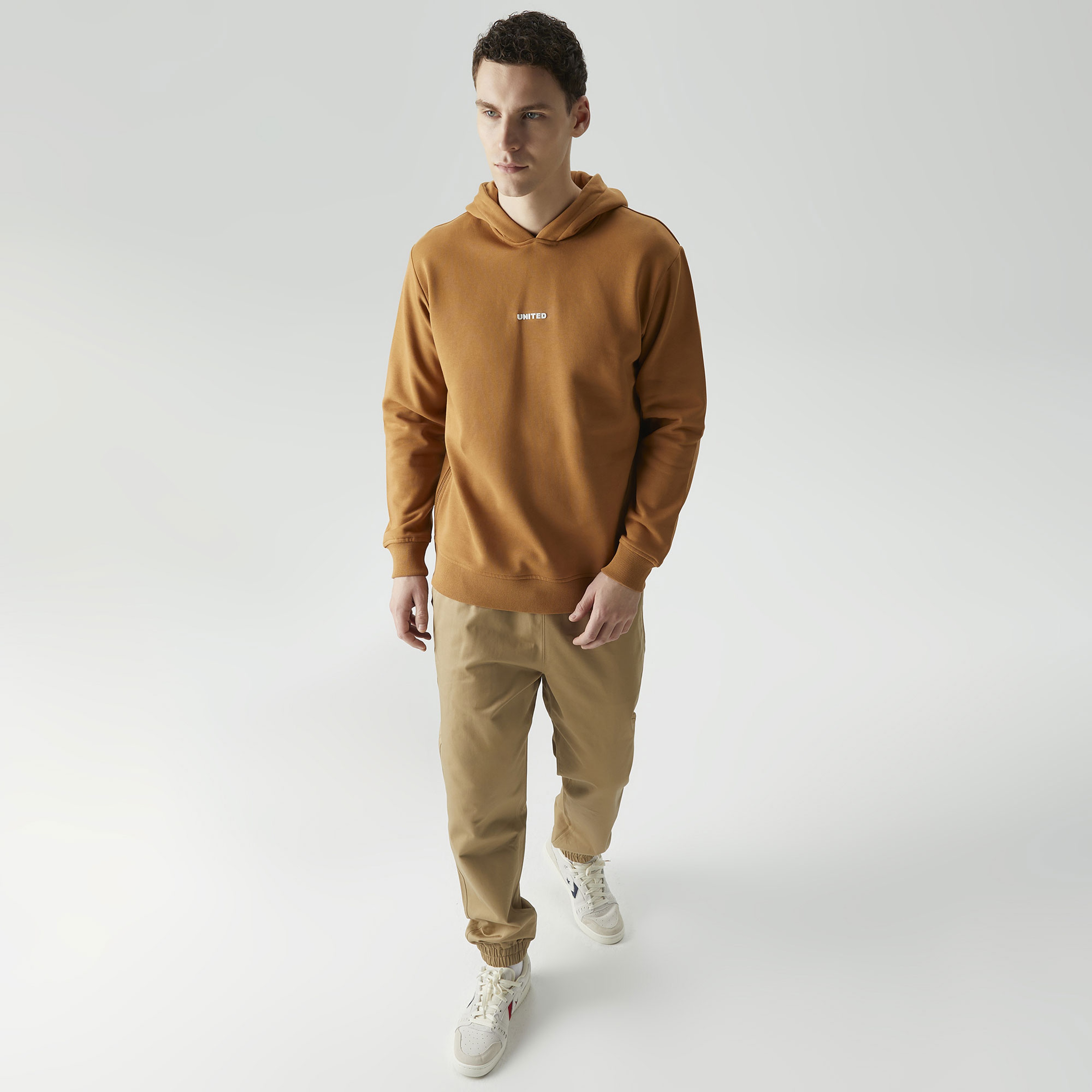 UNITED4 Erkek Kahverengi Sweatshirt