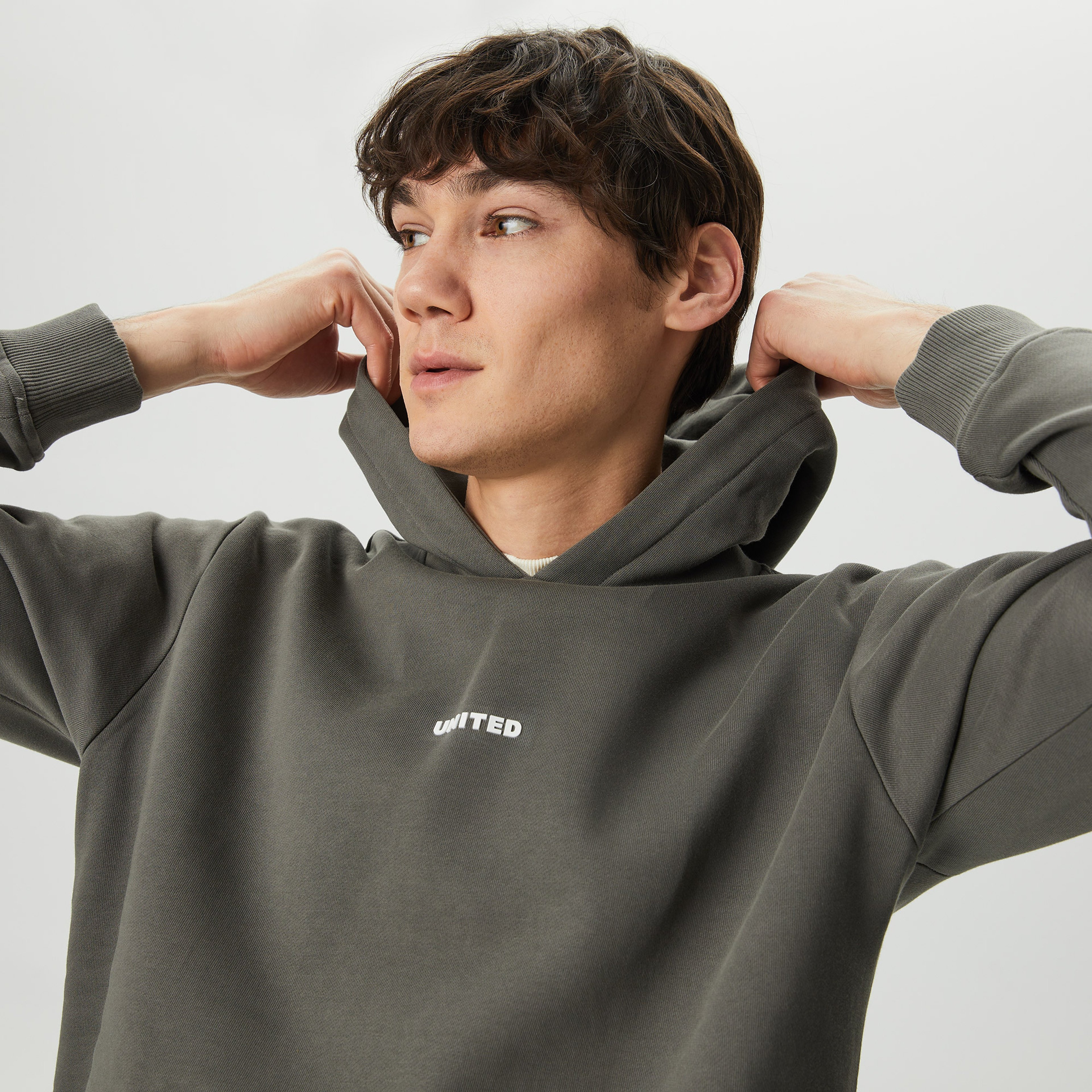 UNITED4 Erkek Gri Sweatshirt