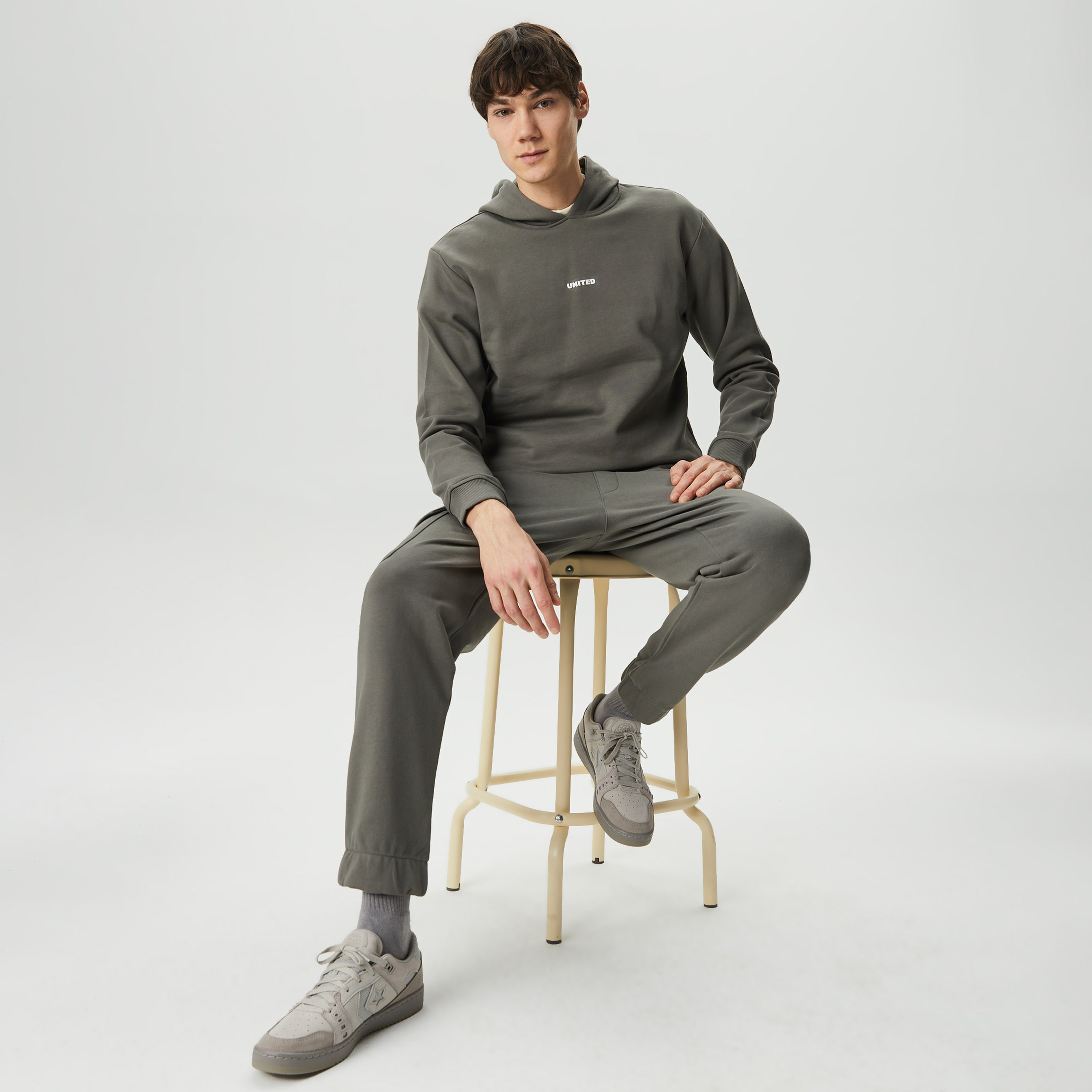 UNITED4 Erkek Gri Sweatshirt