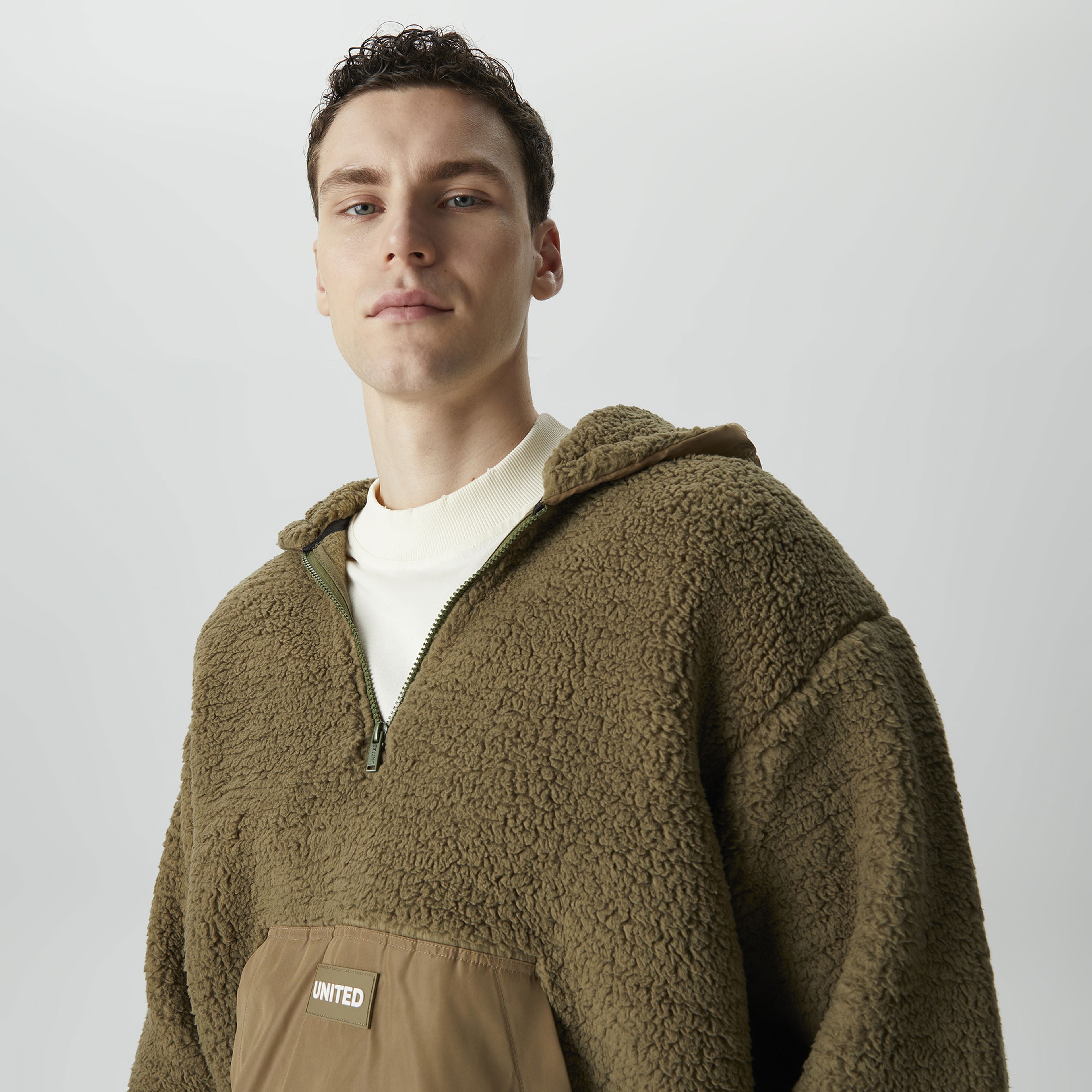 UNITED4 Erkek Haki Sweatshirt