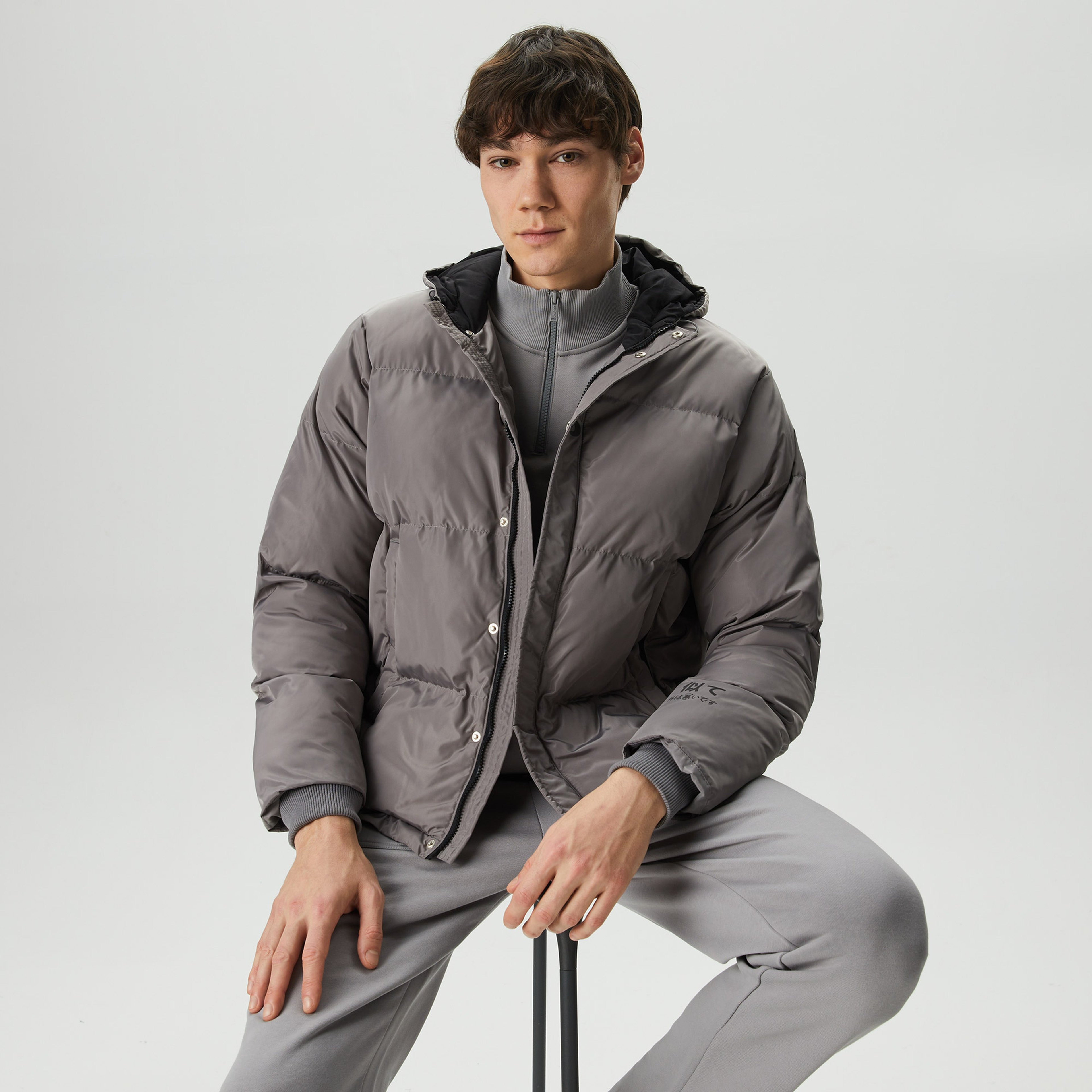 UNITED4 Erkek Gri Mont