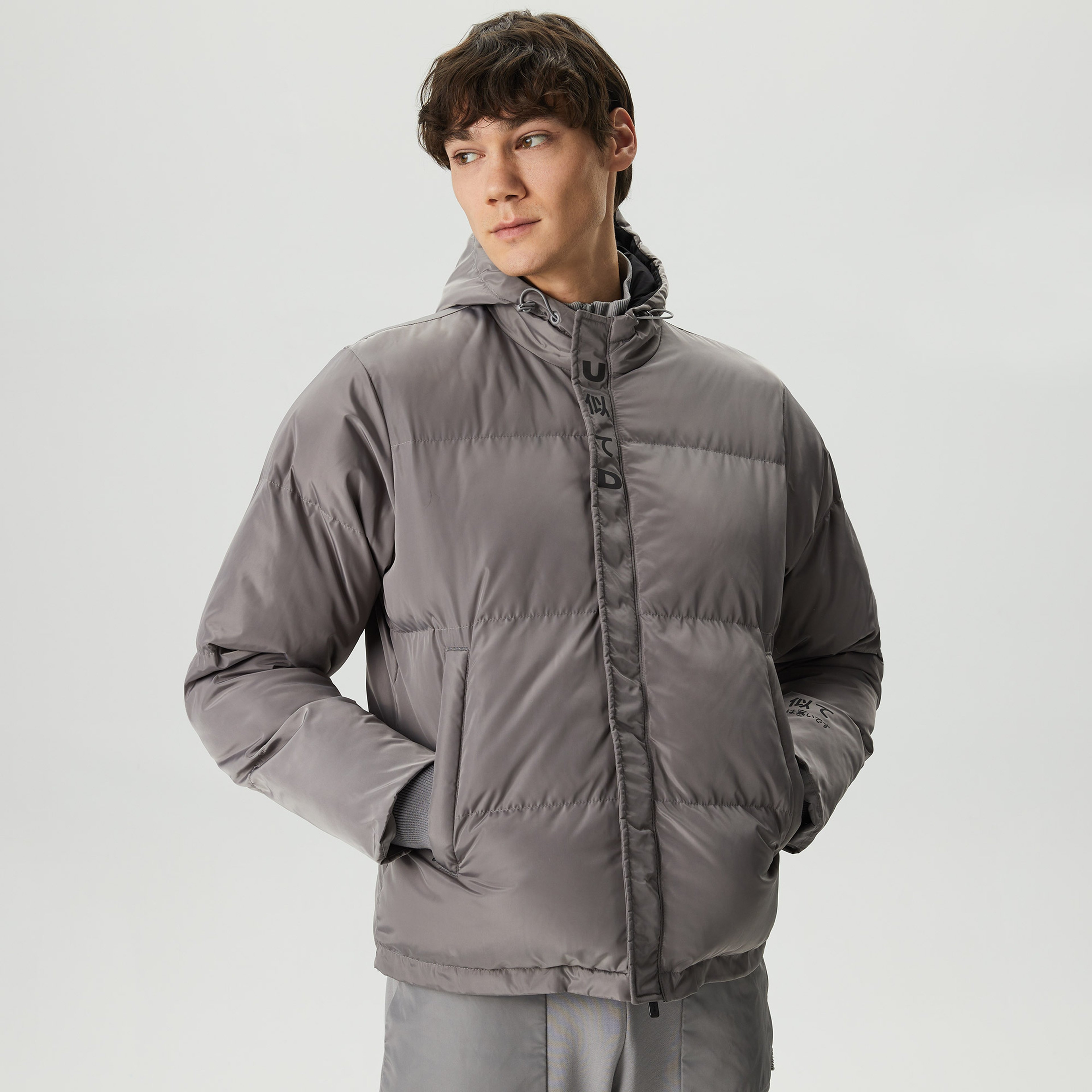 UNITED4 Erkek Gri Mont