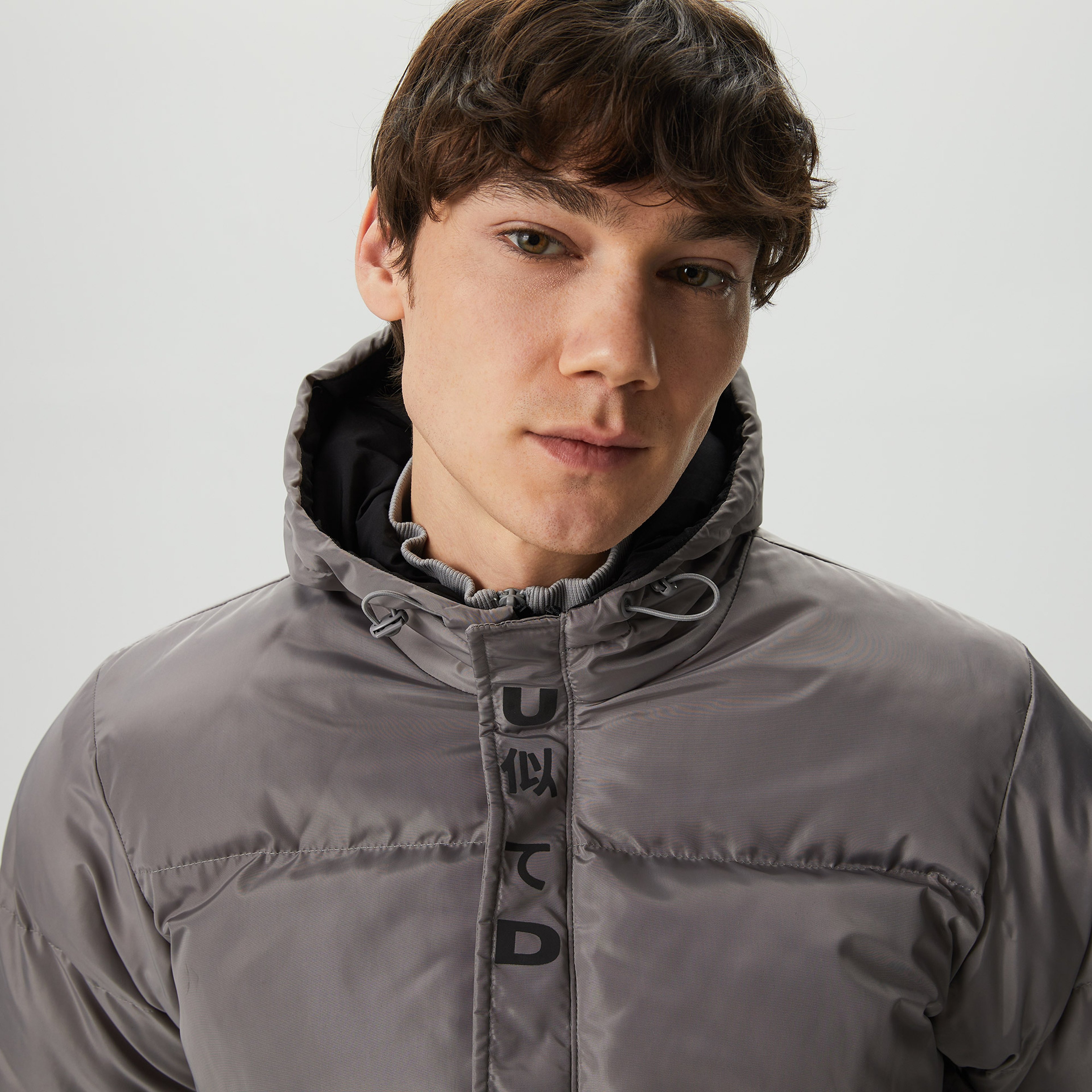 UNITED4 Erkek Gri Mont