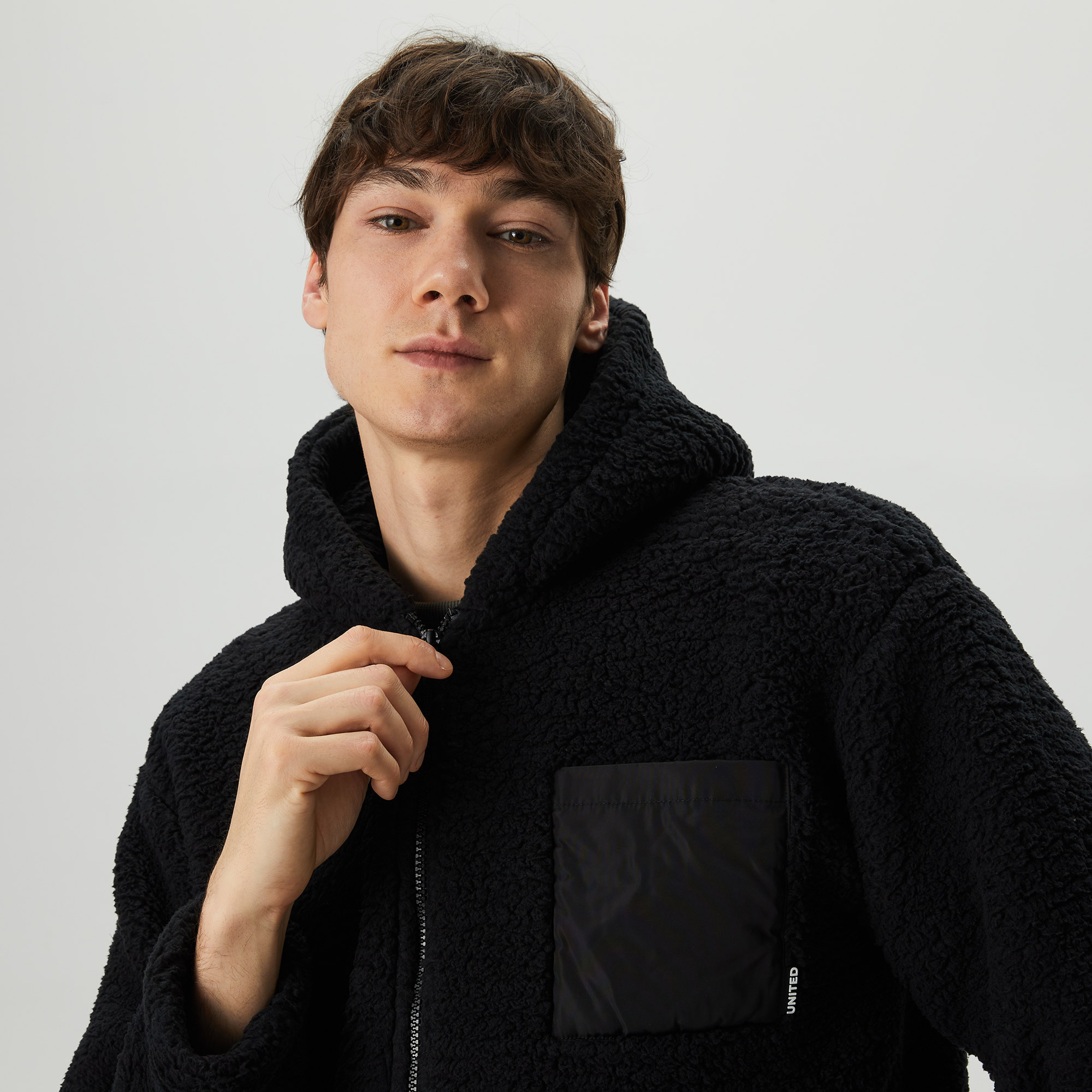 UNITED4 Erkek Siyah Ceket