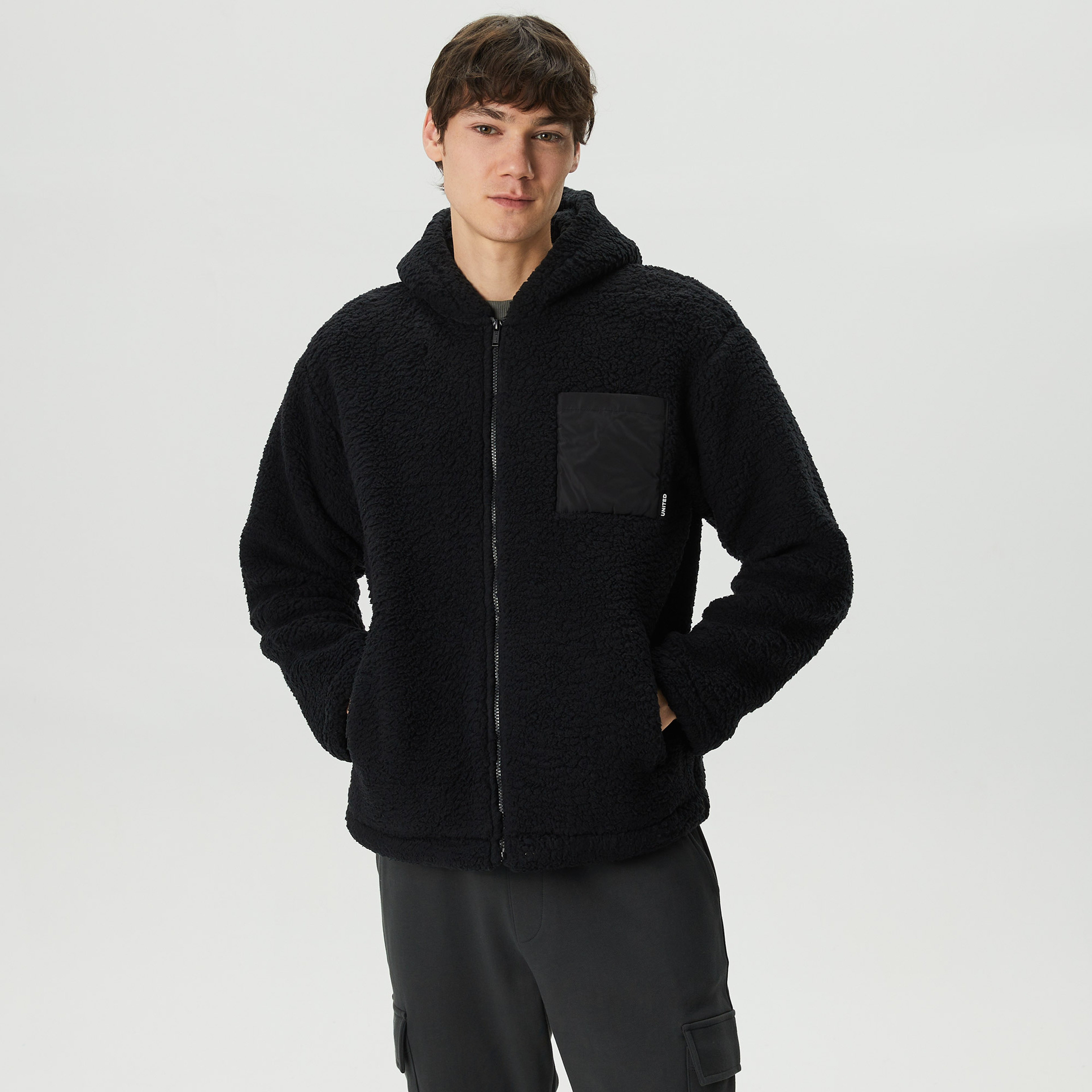 UNITED4 Erkek Siyah Ceket