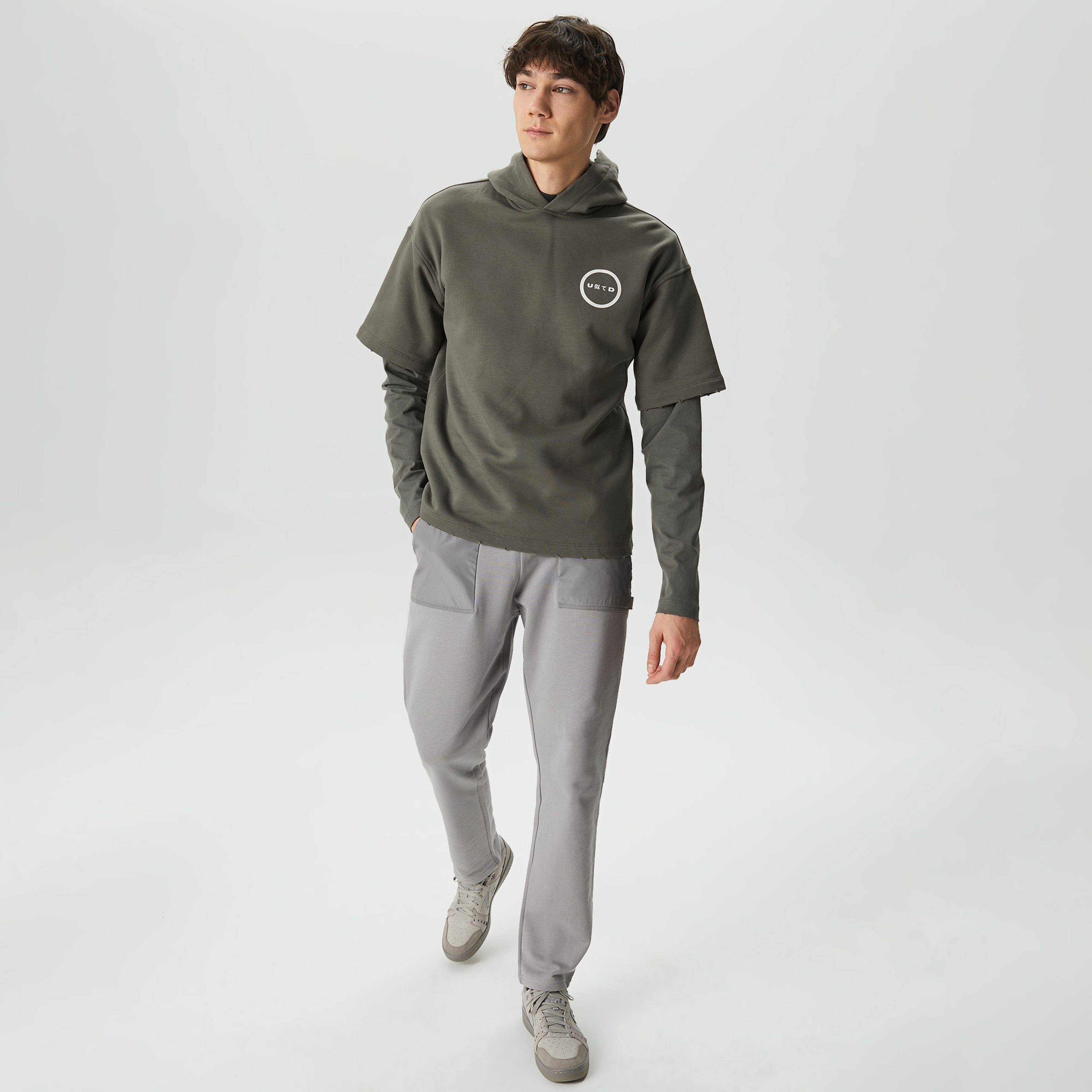 UNITED4 Erkek Gri Sweatshirt