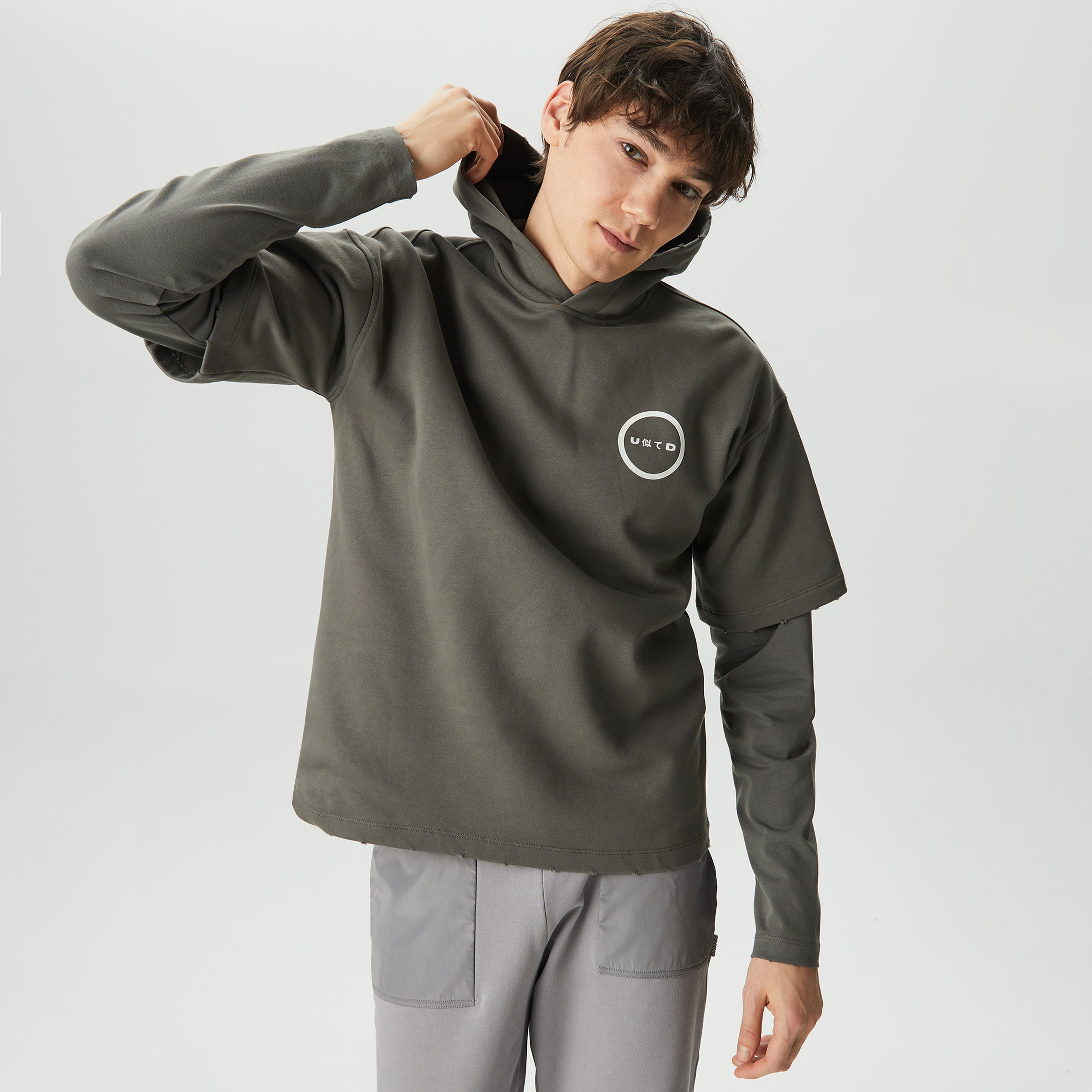 UNITED4 Erkek Gri Sweatshirt
