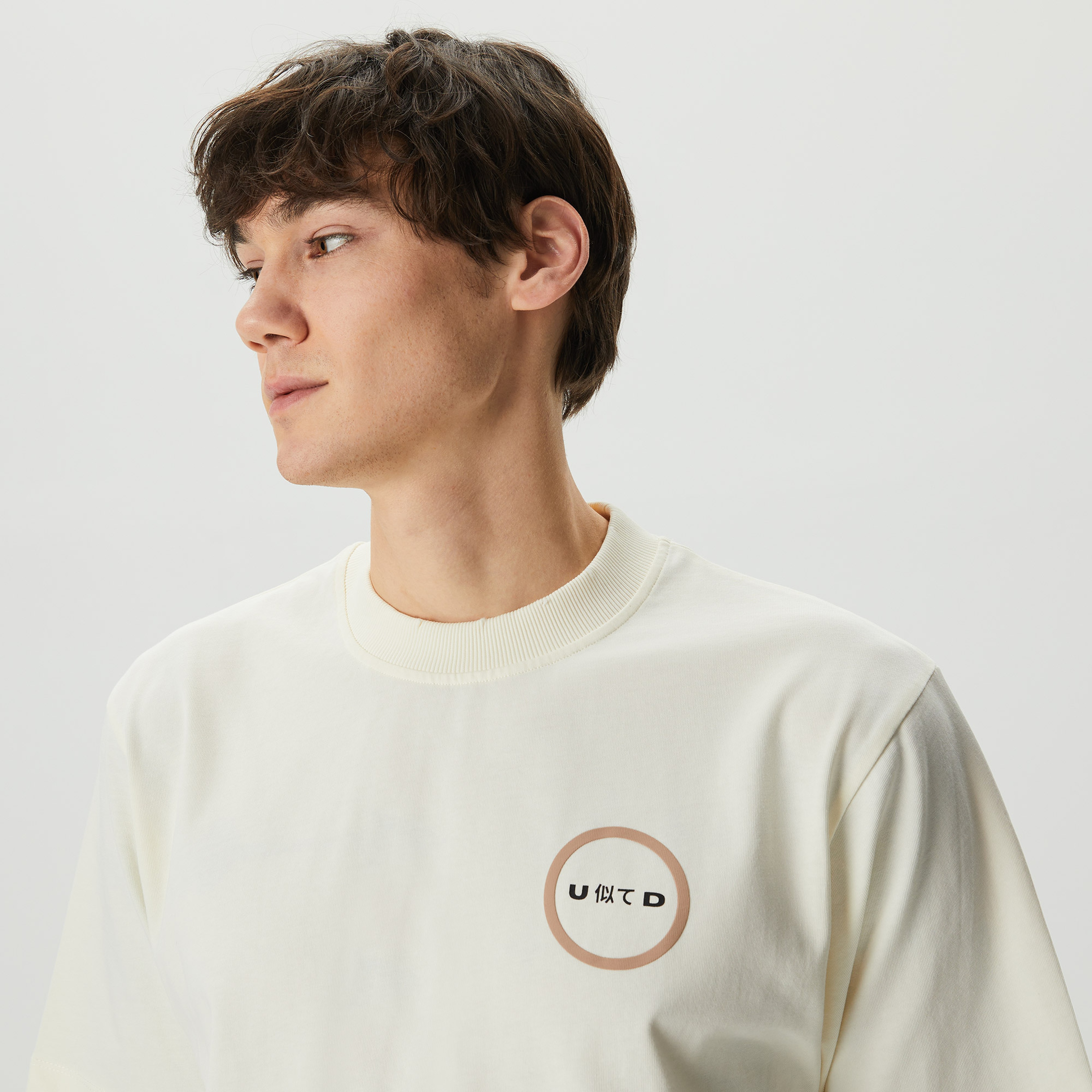 UNITED4 Erkek Beyaz T-Shirt