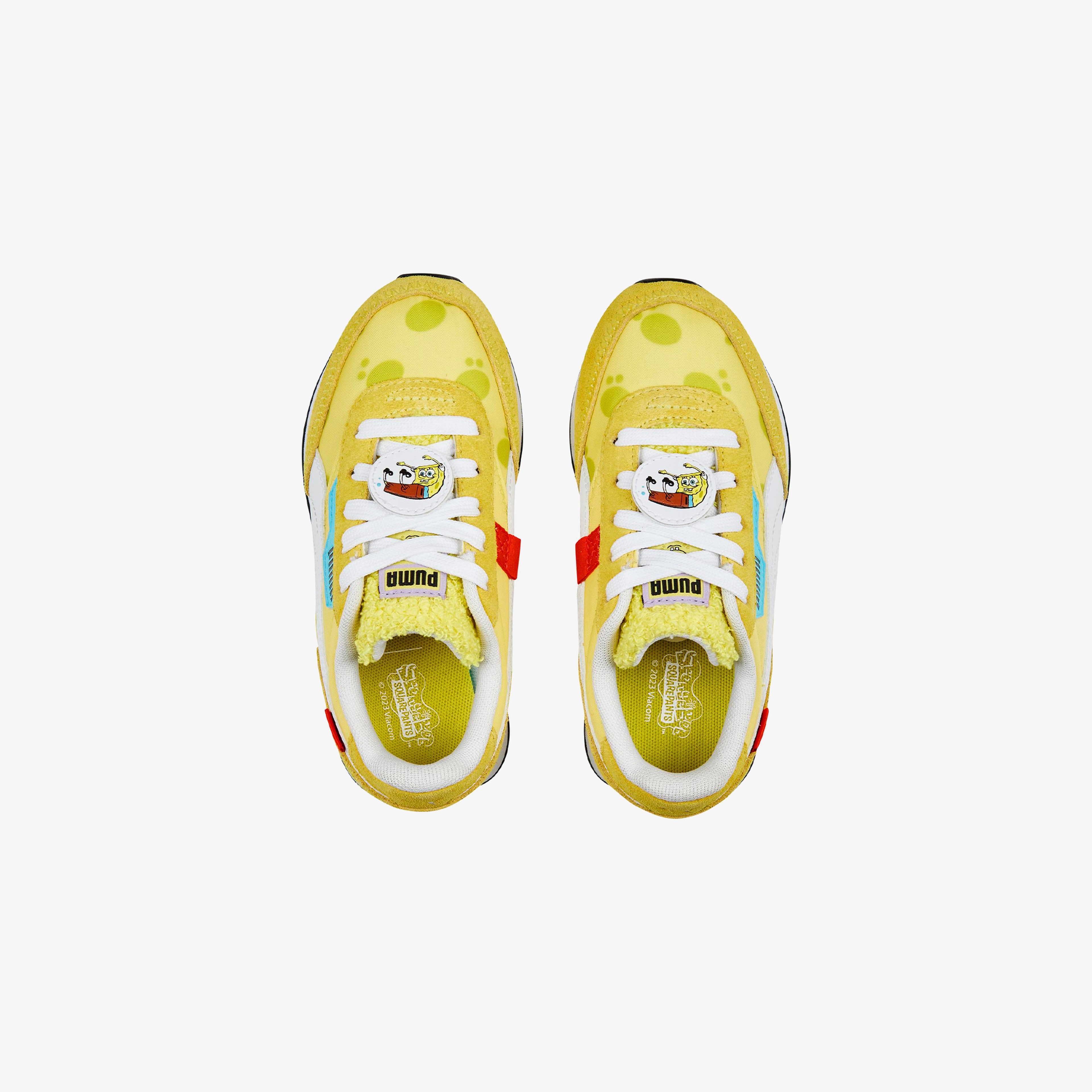 Puma Future Rider Spongebob PS Çocuk Sarı Spor Ayakkabı