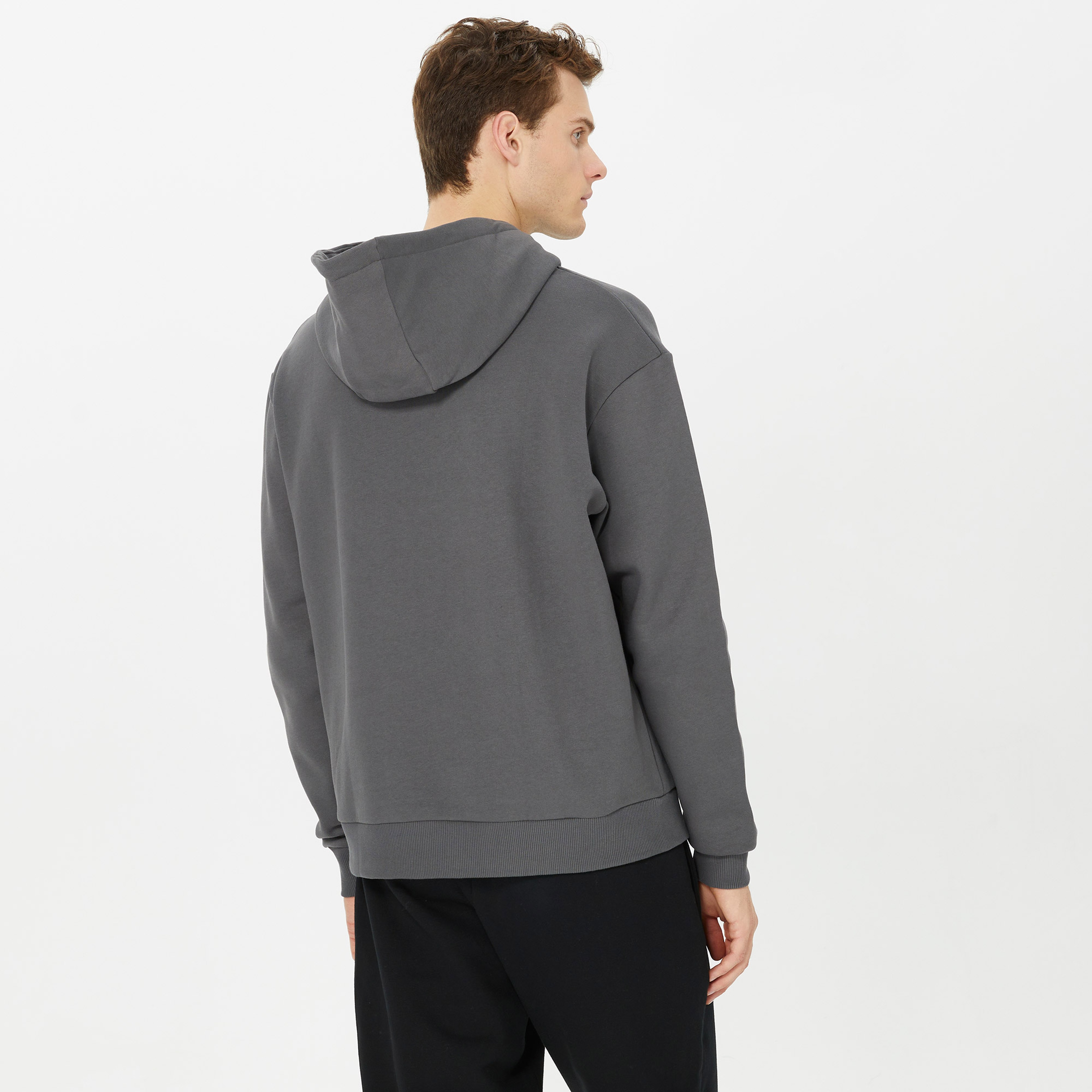 Karl Kani Small Signature Block Erkek Gri Hoodie