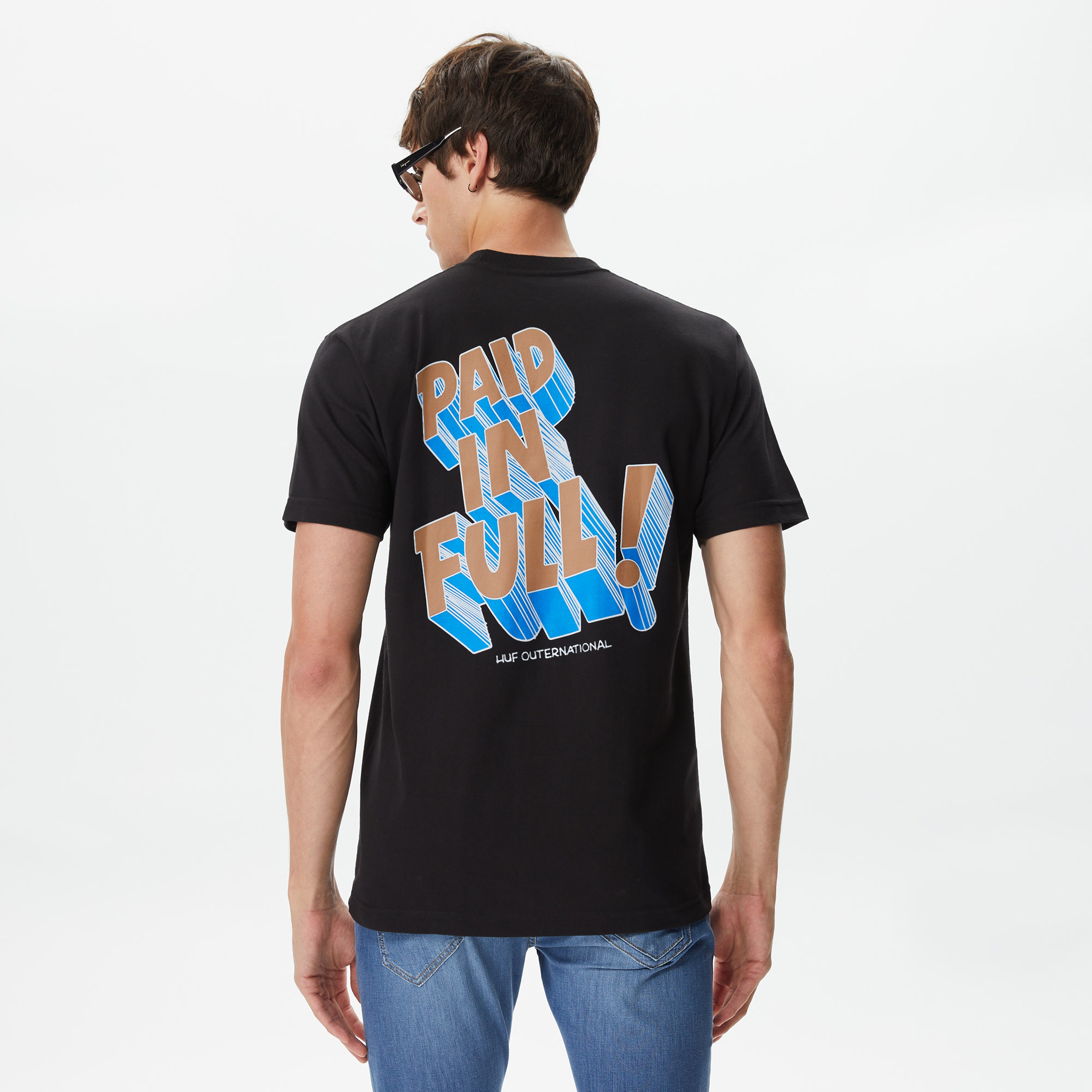 Huf Master Plan Erkek Siyah T-Shirt