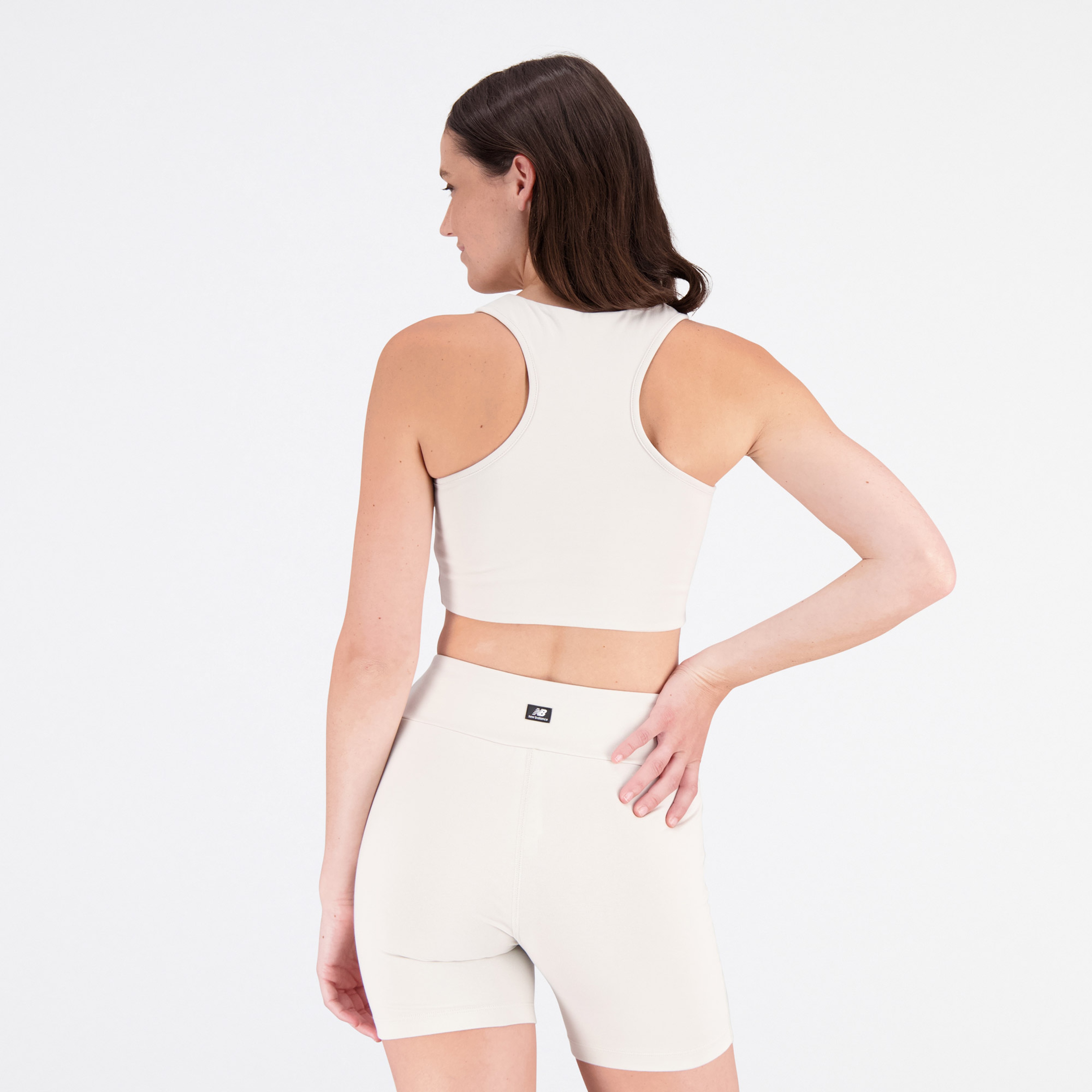 New Balance Essentials Reimagined Kadın Beyaz Bra