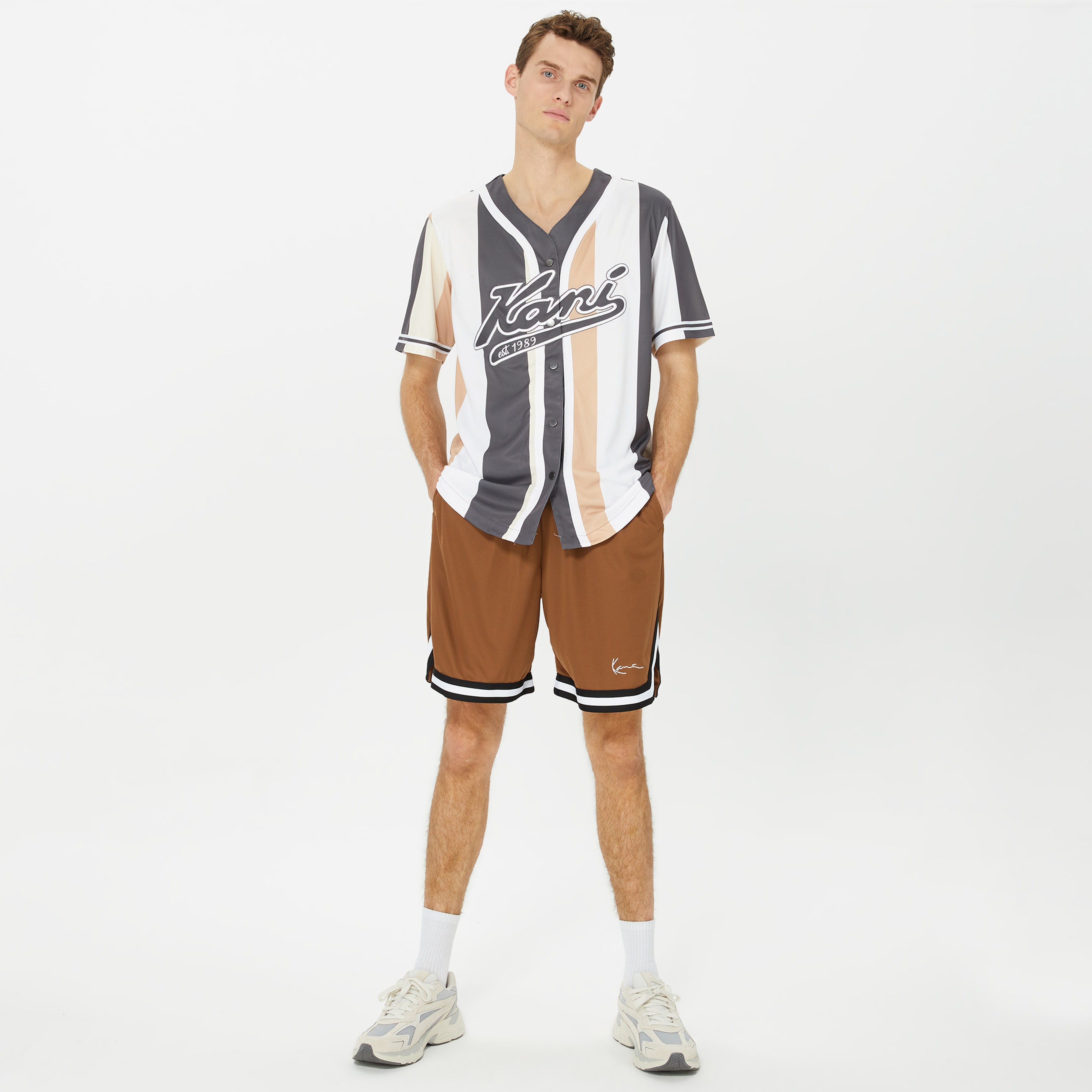 Karl Kani Sleeve Erkek Renkli Gömlek