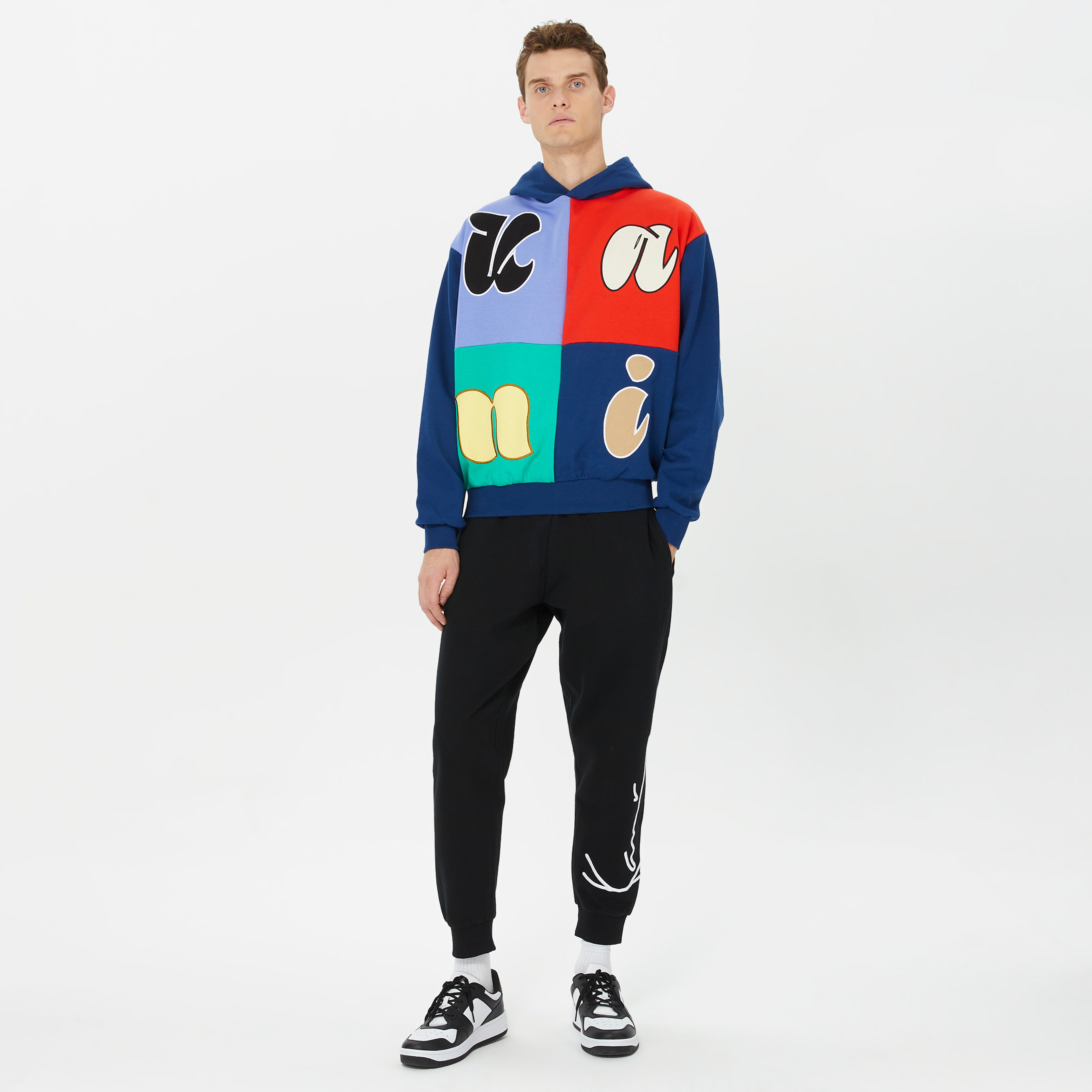 Karl Kani Signature Pinstripe Erkek Renkli Hoodie