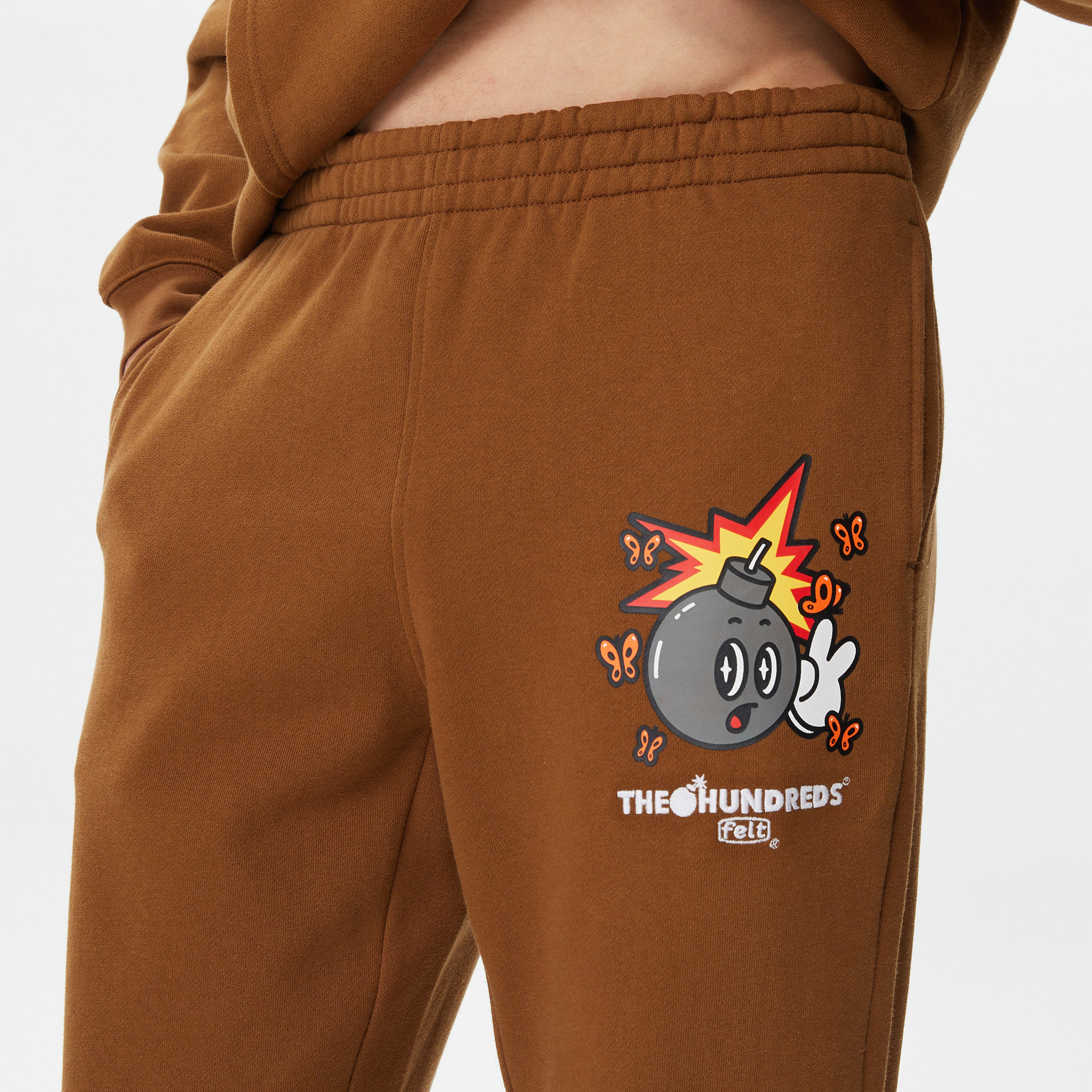 The Hundreds Butterfly Adam Erkek Gri Eşofman Altı