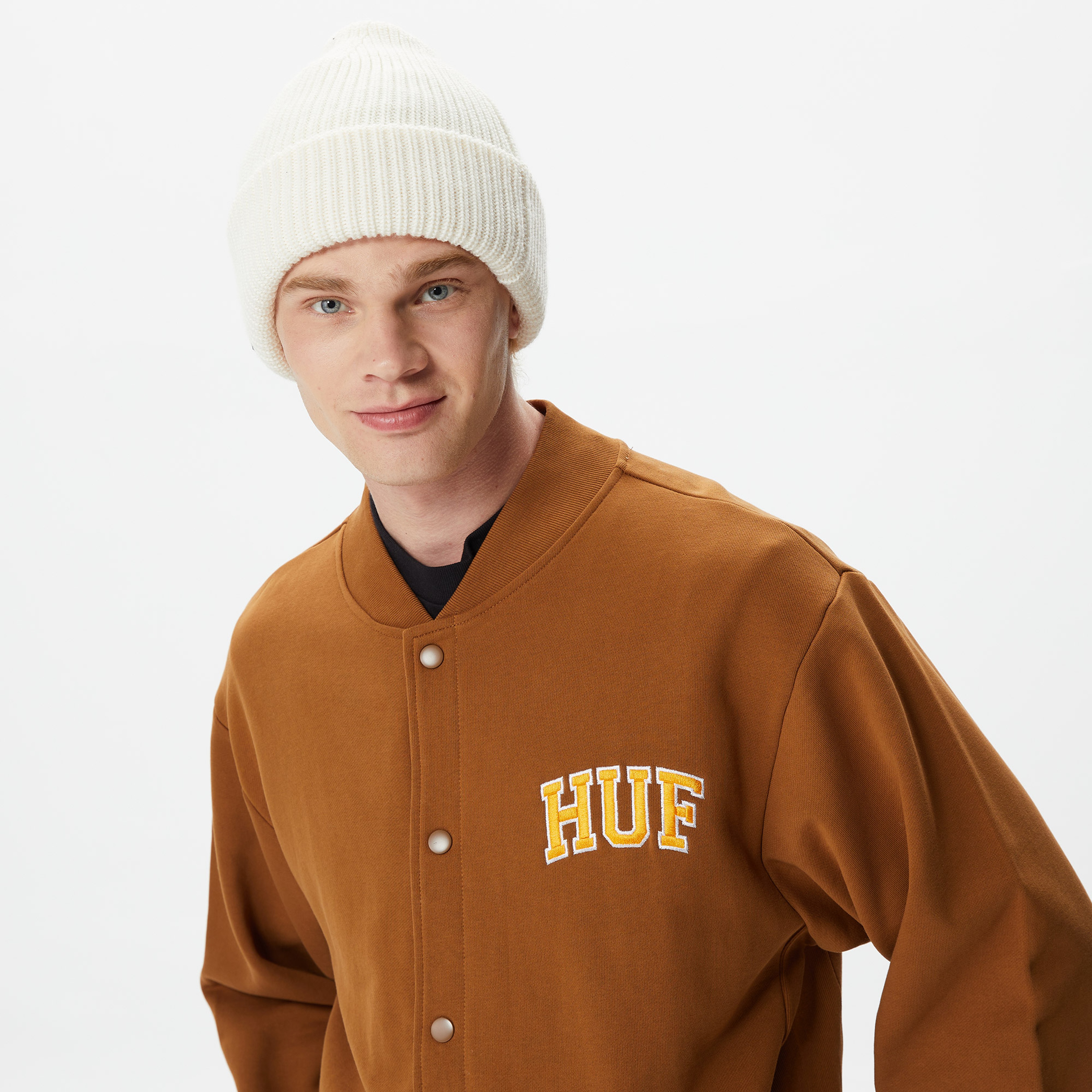 HUF Athletic Heather Erkek Kahverengi Ceket
