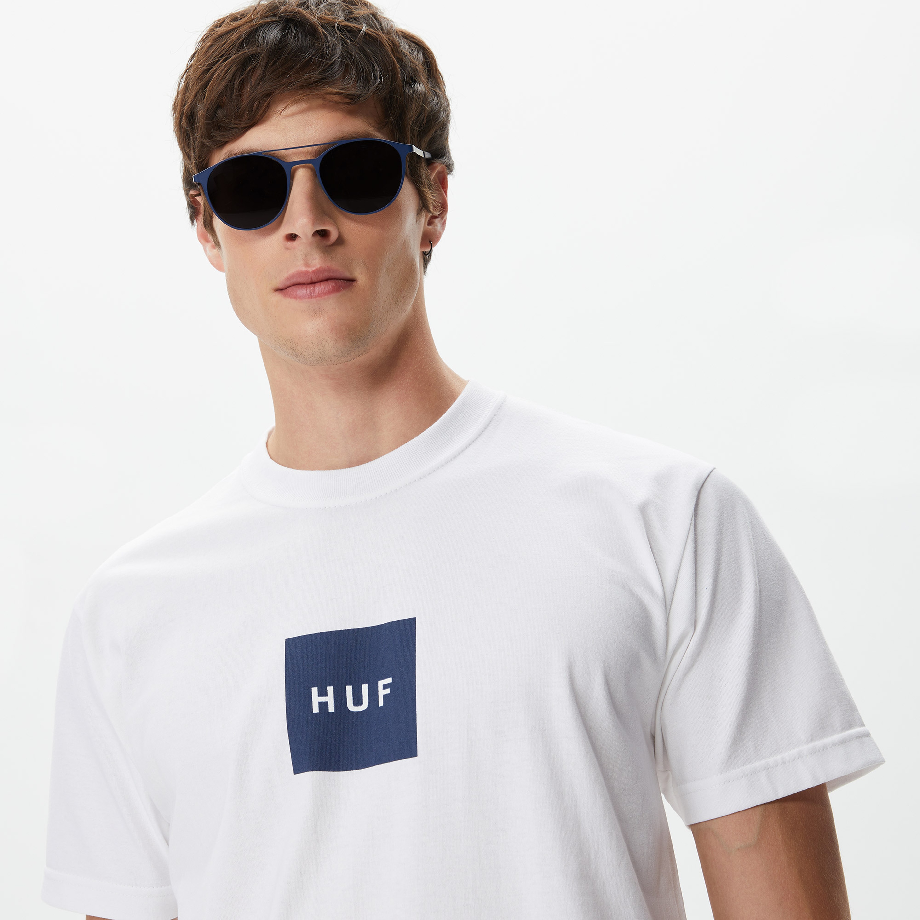 Huf Set Box Erkek Beyaz T-Shirt