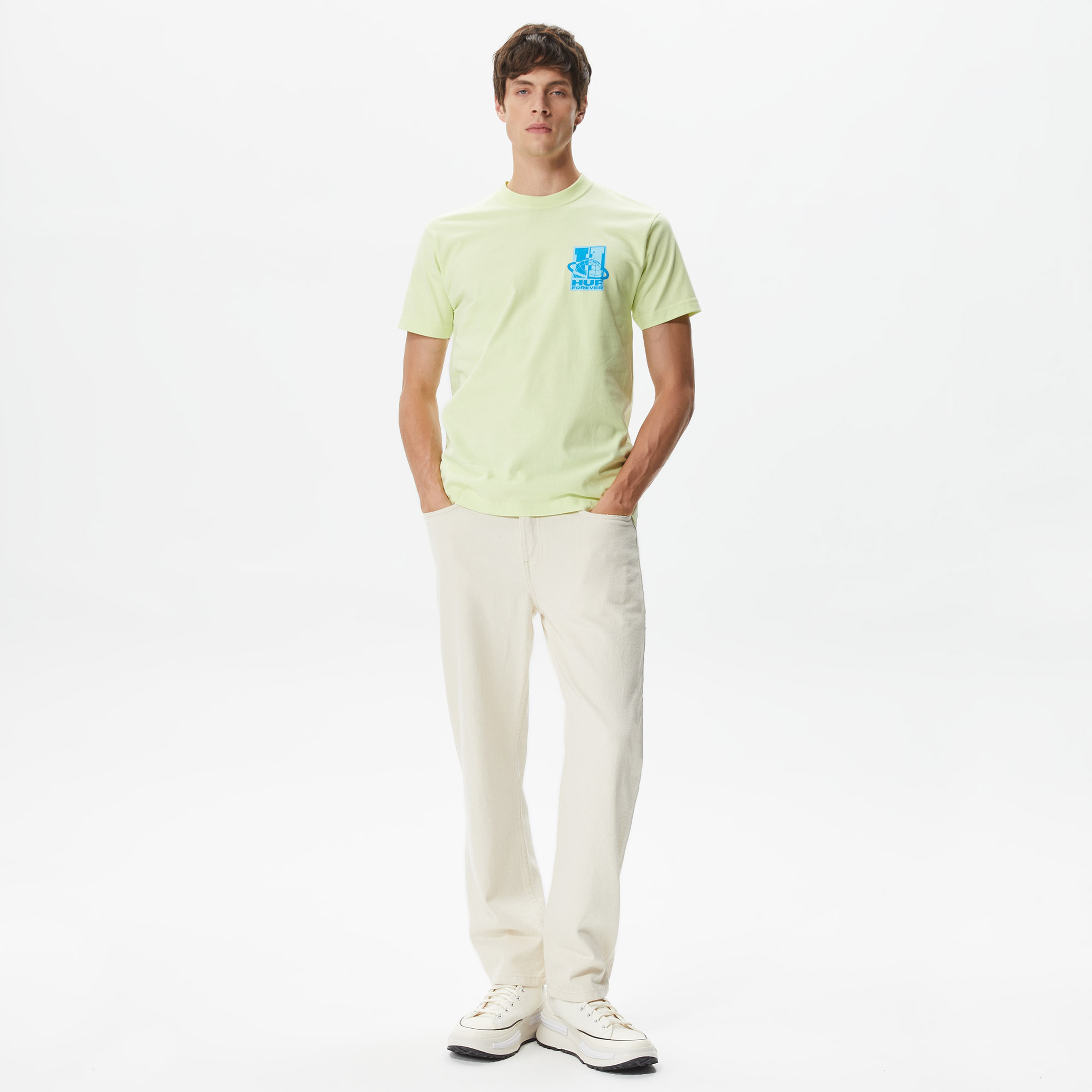 Huf Galaxywide Erkek Sarı T-Shirt
