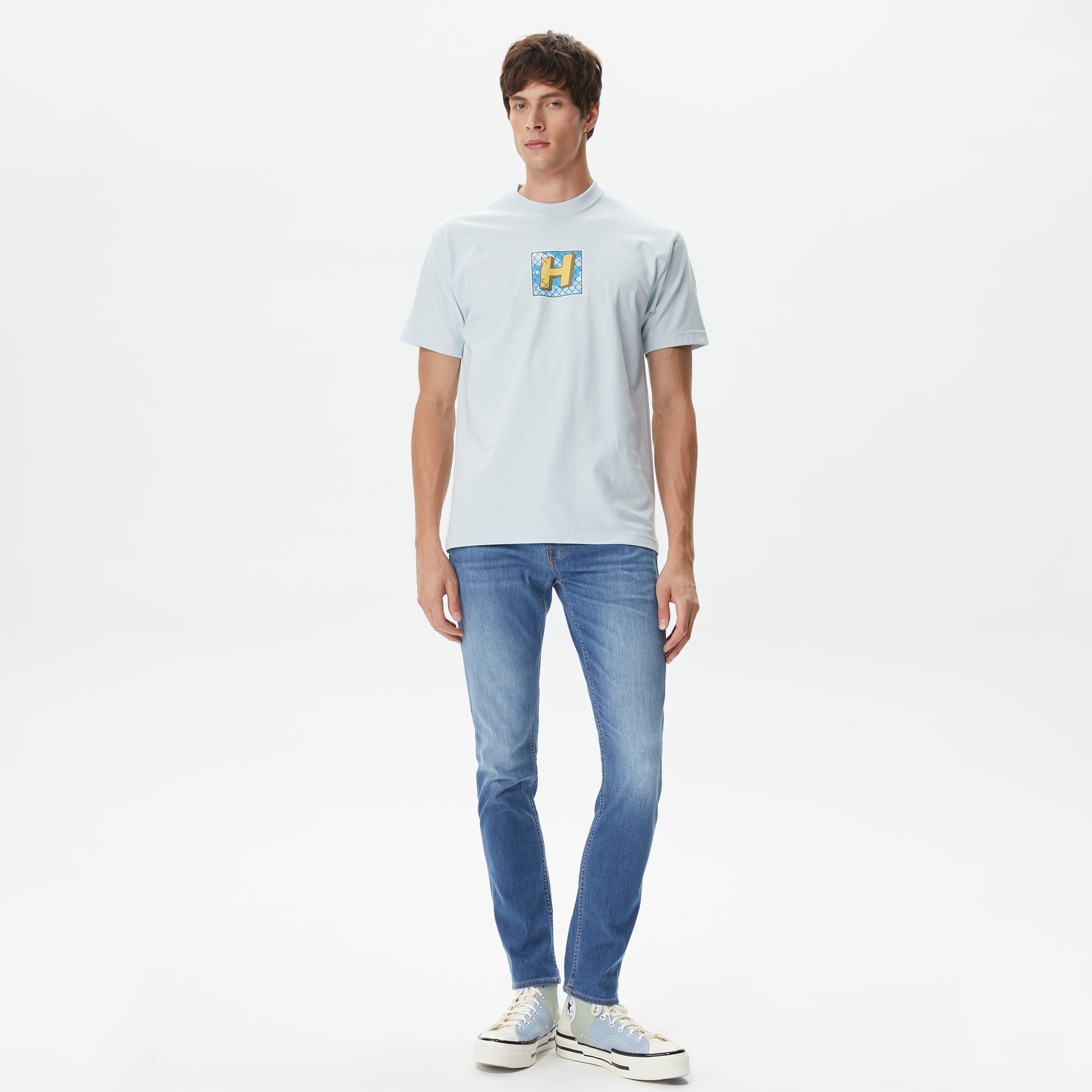 Huf Tresspass Erkek Beyaz T-Shirt