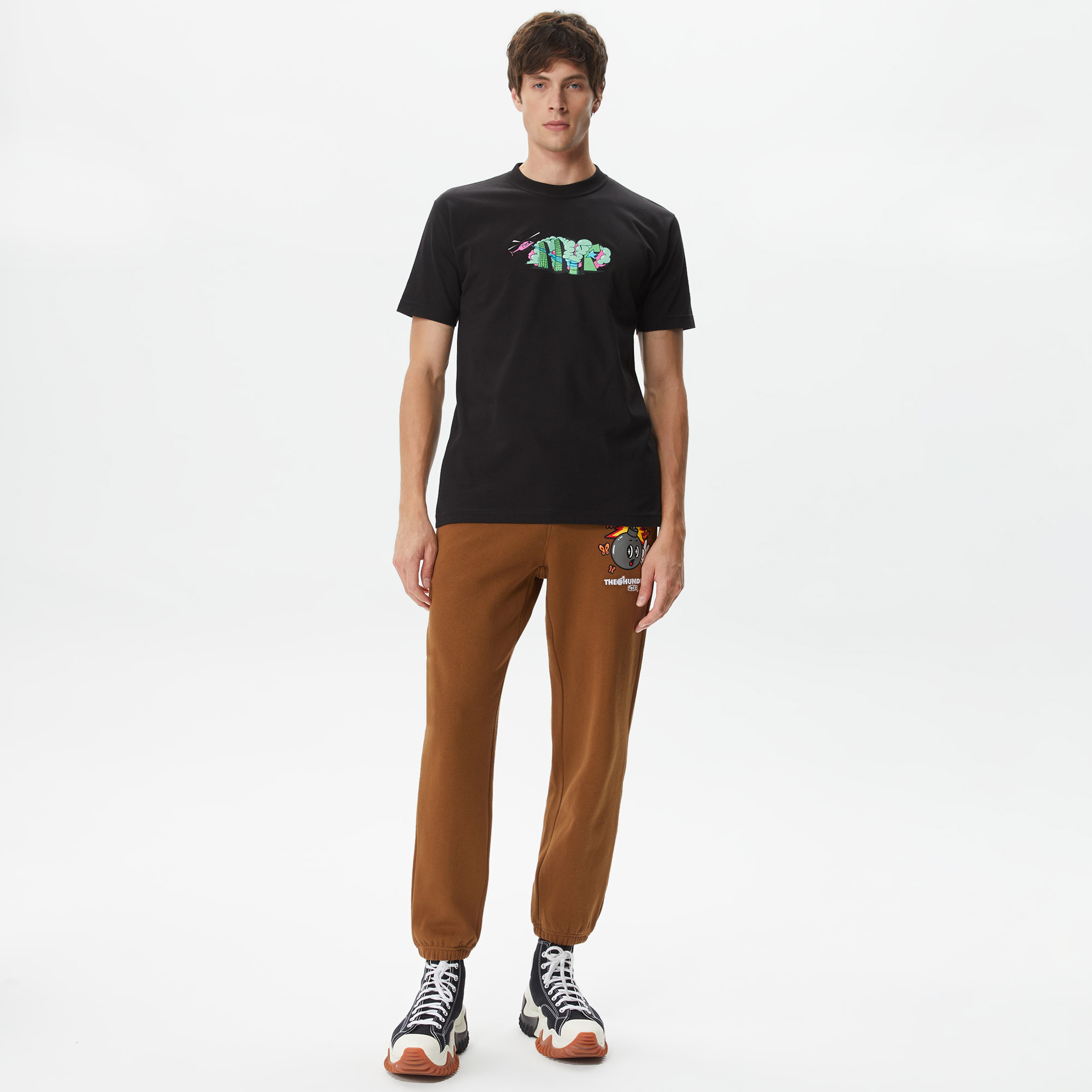 Huf Street Level Erkek Siyah T-Shirt