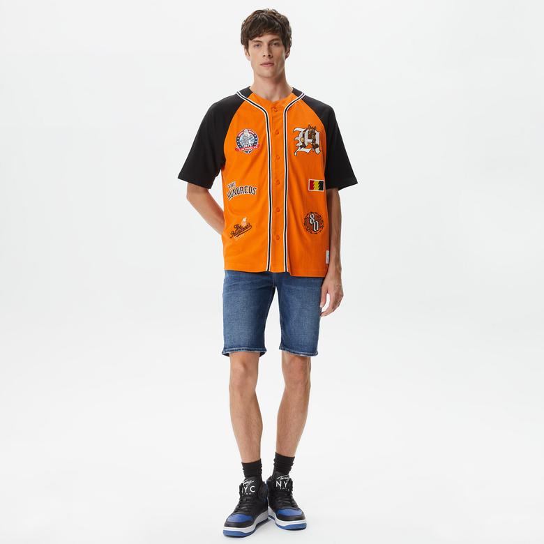 The Hundreds League Erkek Turuncu Gömlek