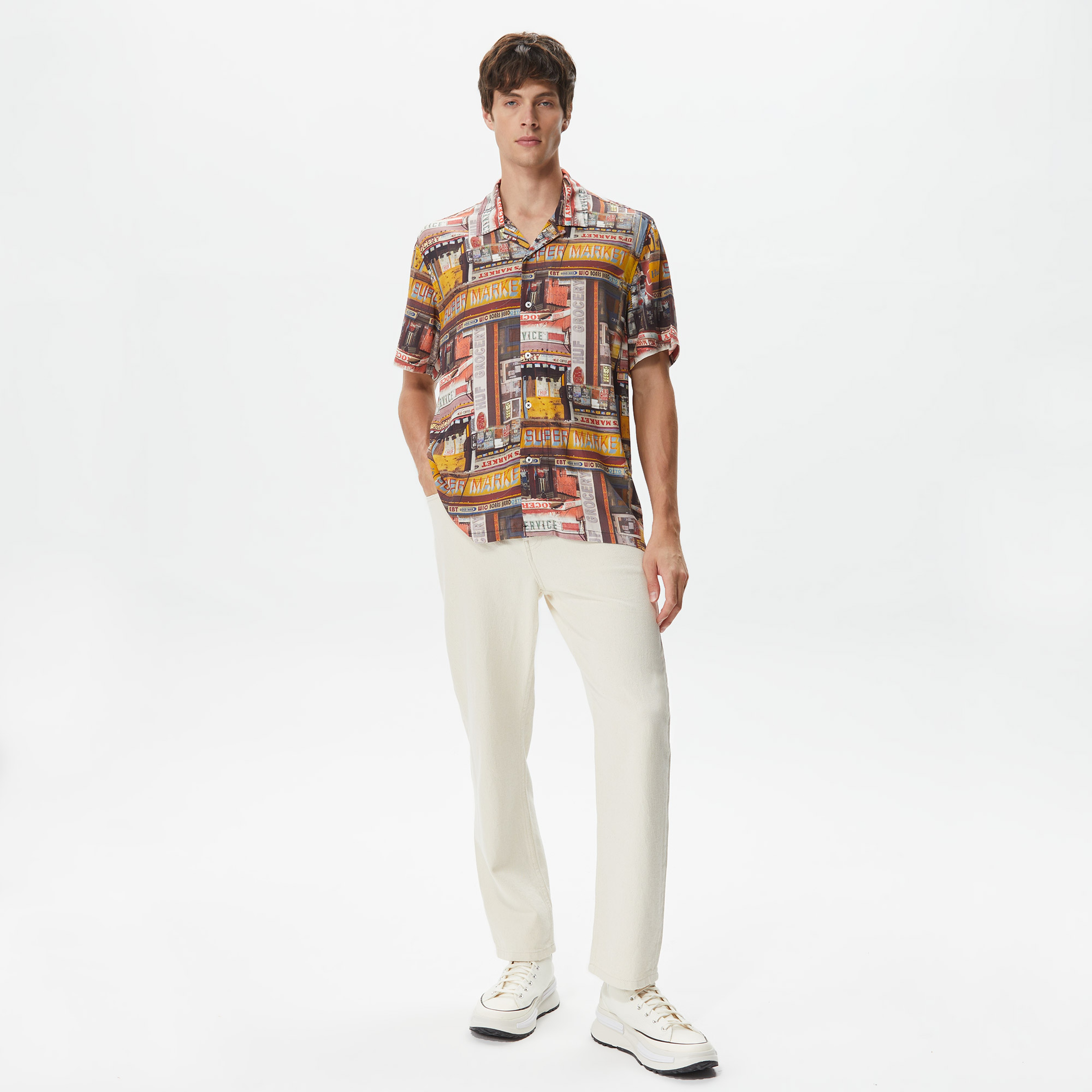 Huf Corner Store Resort Erkek Renkli Gömlek