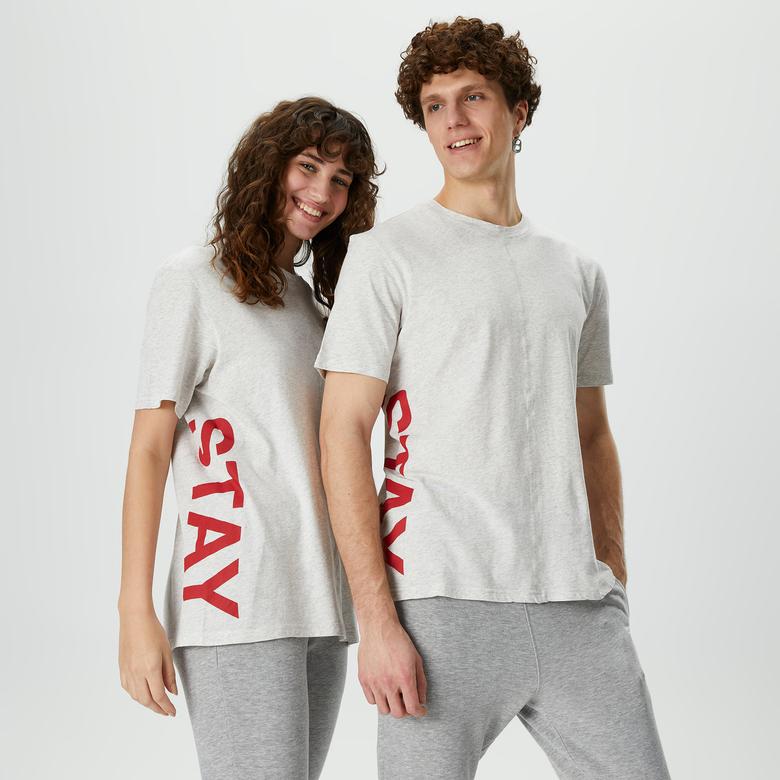 The Stay Line Soley Unisex Bej T-Shirt