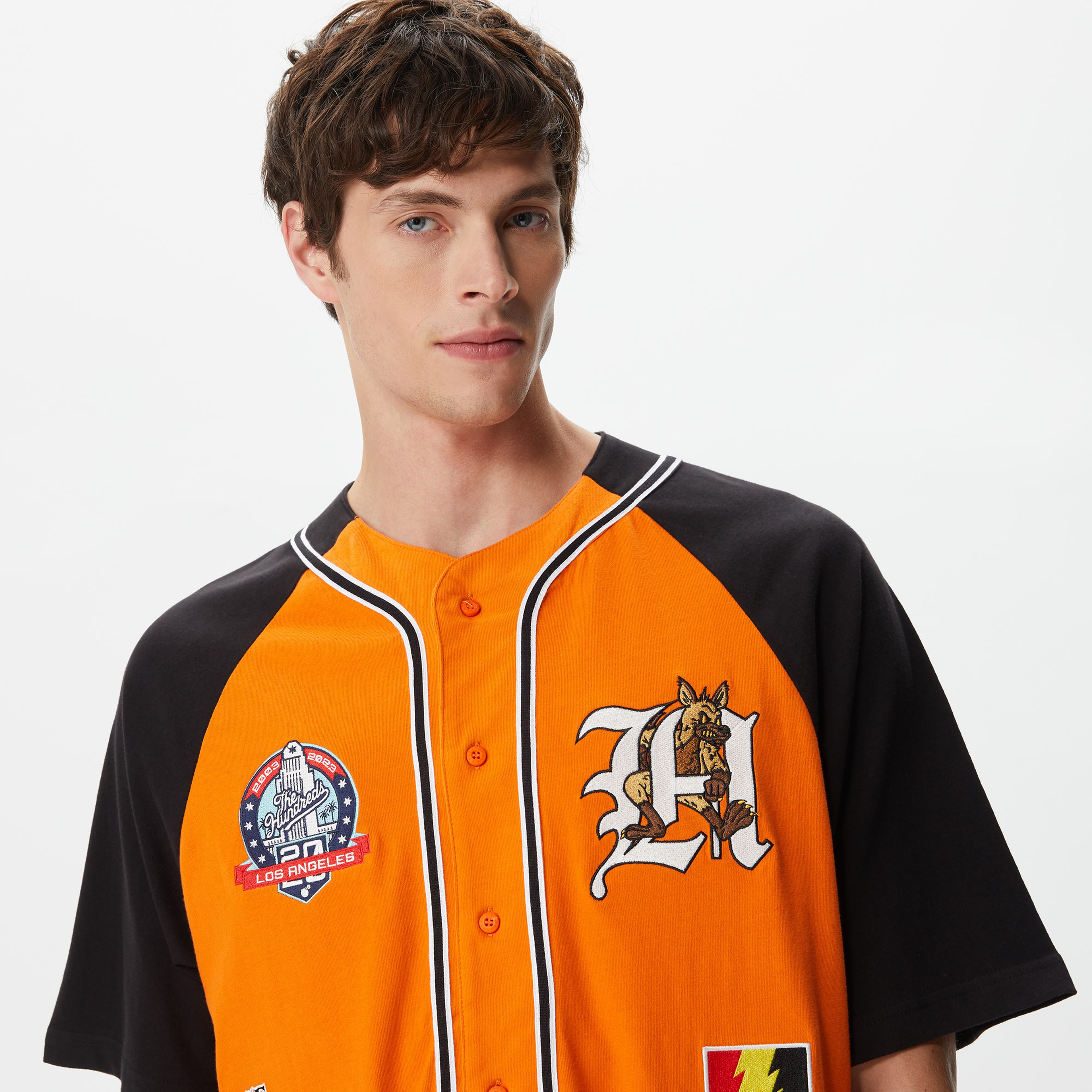 The Hundreds League Erkek Turuncu Gömlek