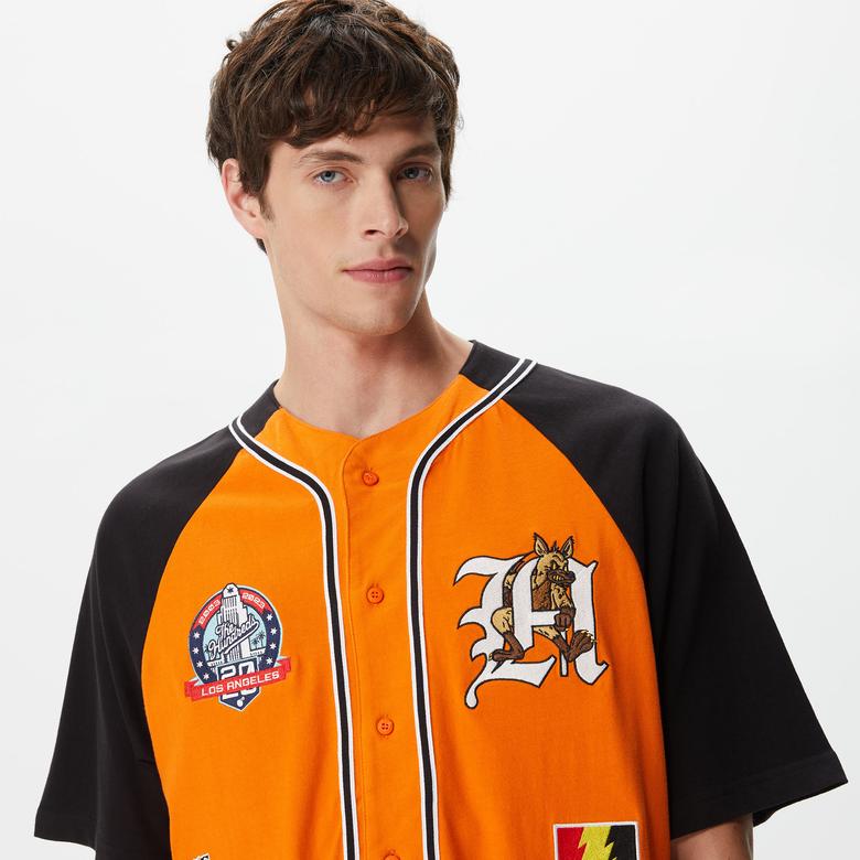 The Hundreds League Erkek Turuncu Gömlek
