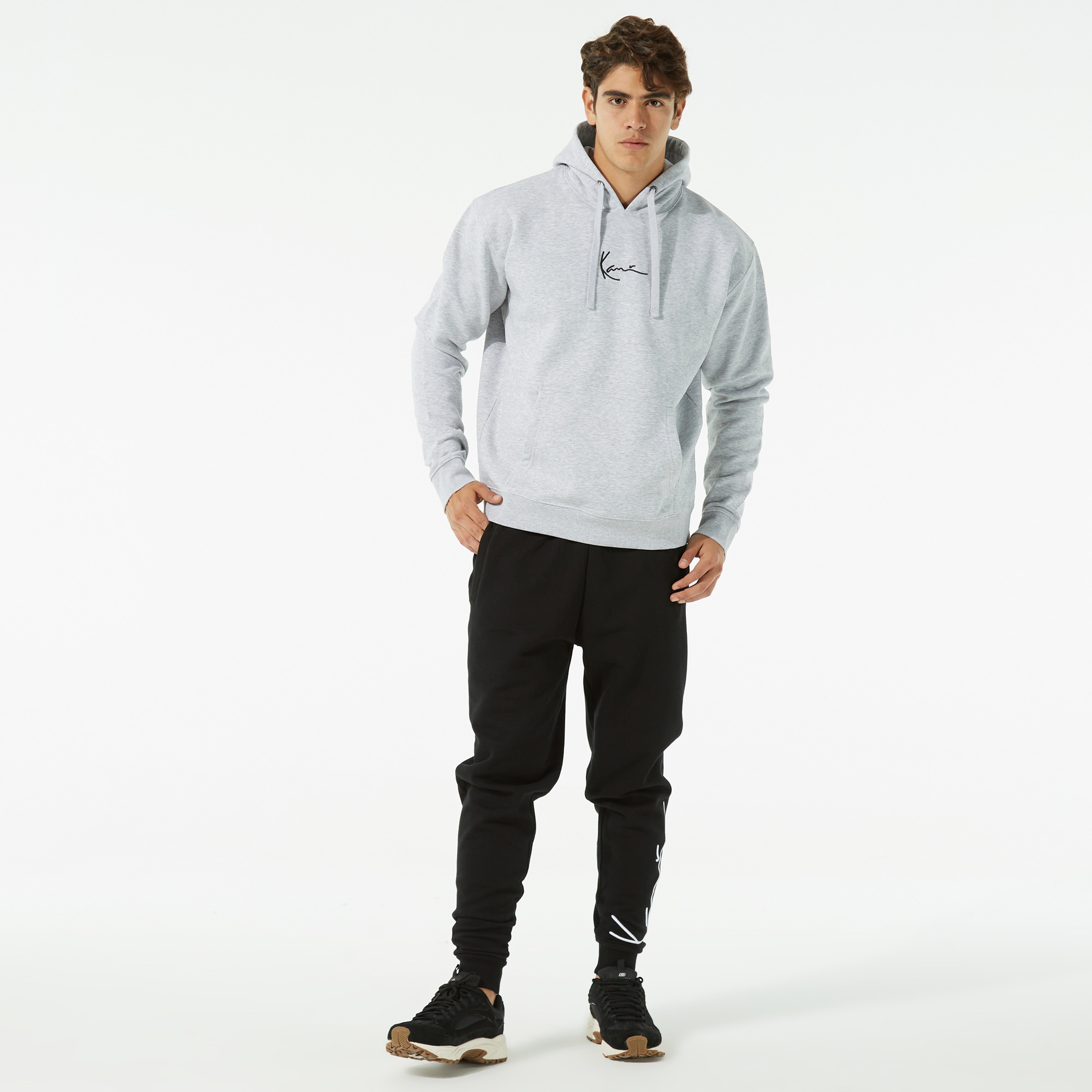 Karl Kani Small Signature Erkek Gri Sweatshirt