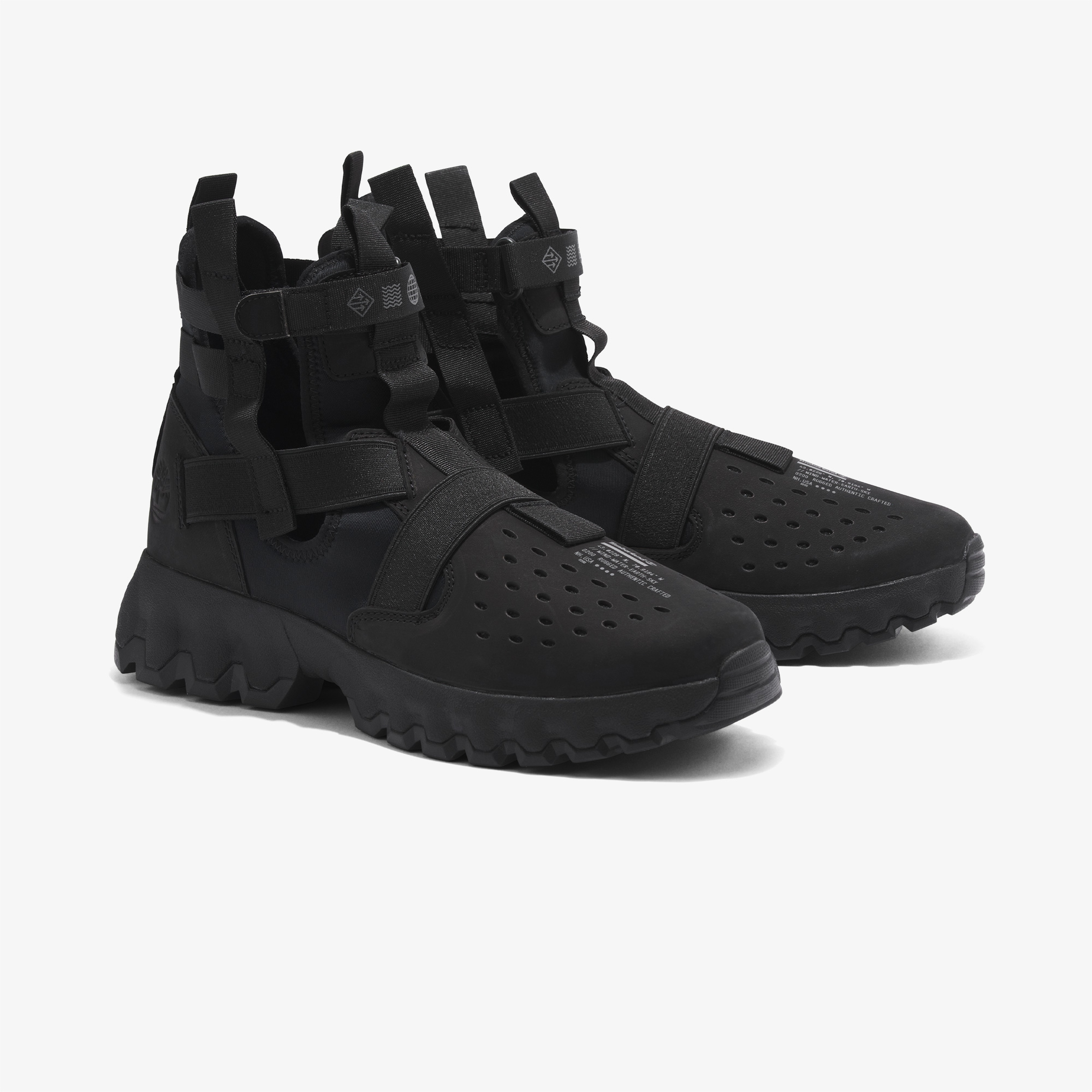 Timberland Edge Boot Erkek Siyah Sandalet